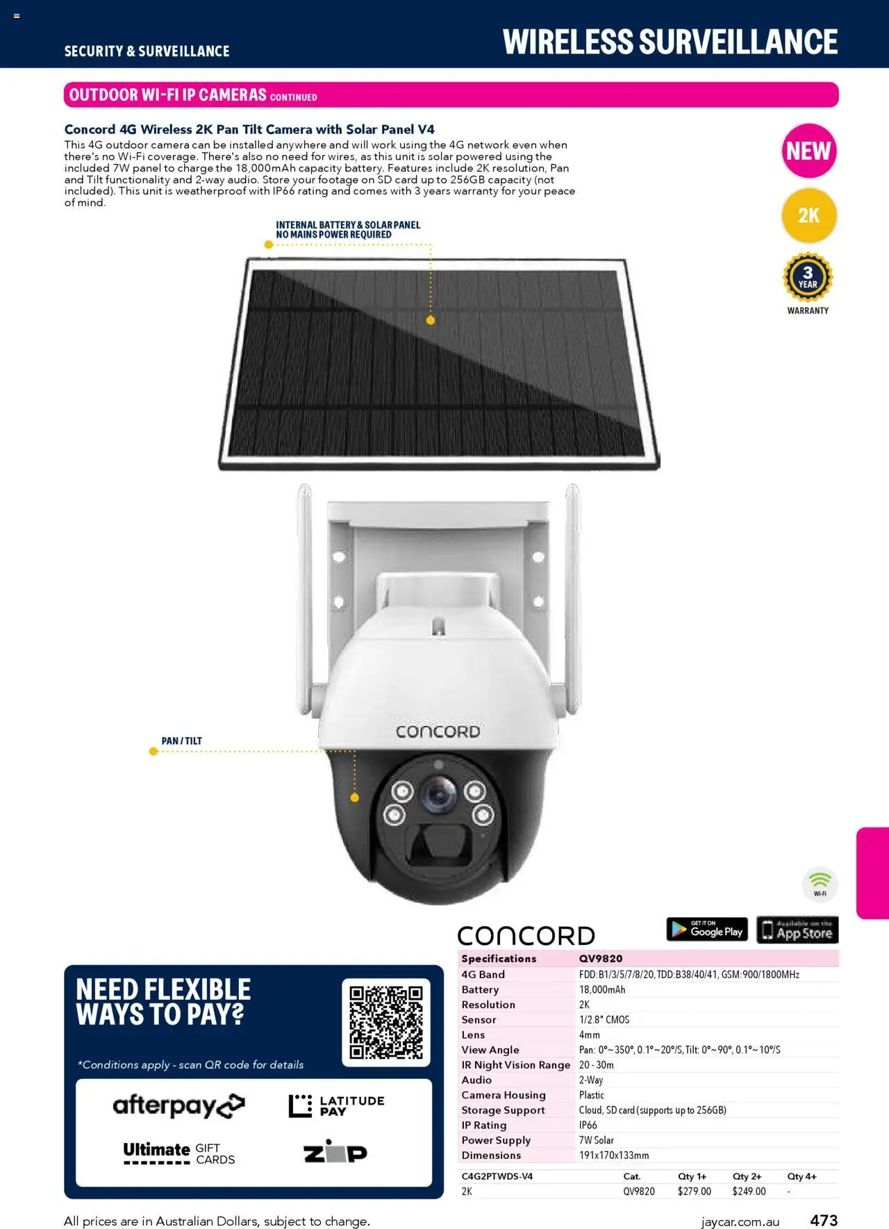 Jaycar catalogue - valid from 09/07/2025 | Page: 473 | Products: Battery, Camera, Audio