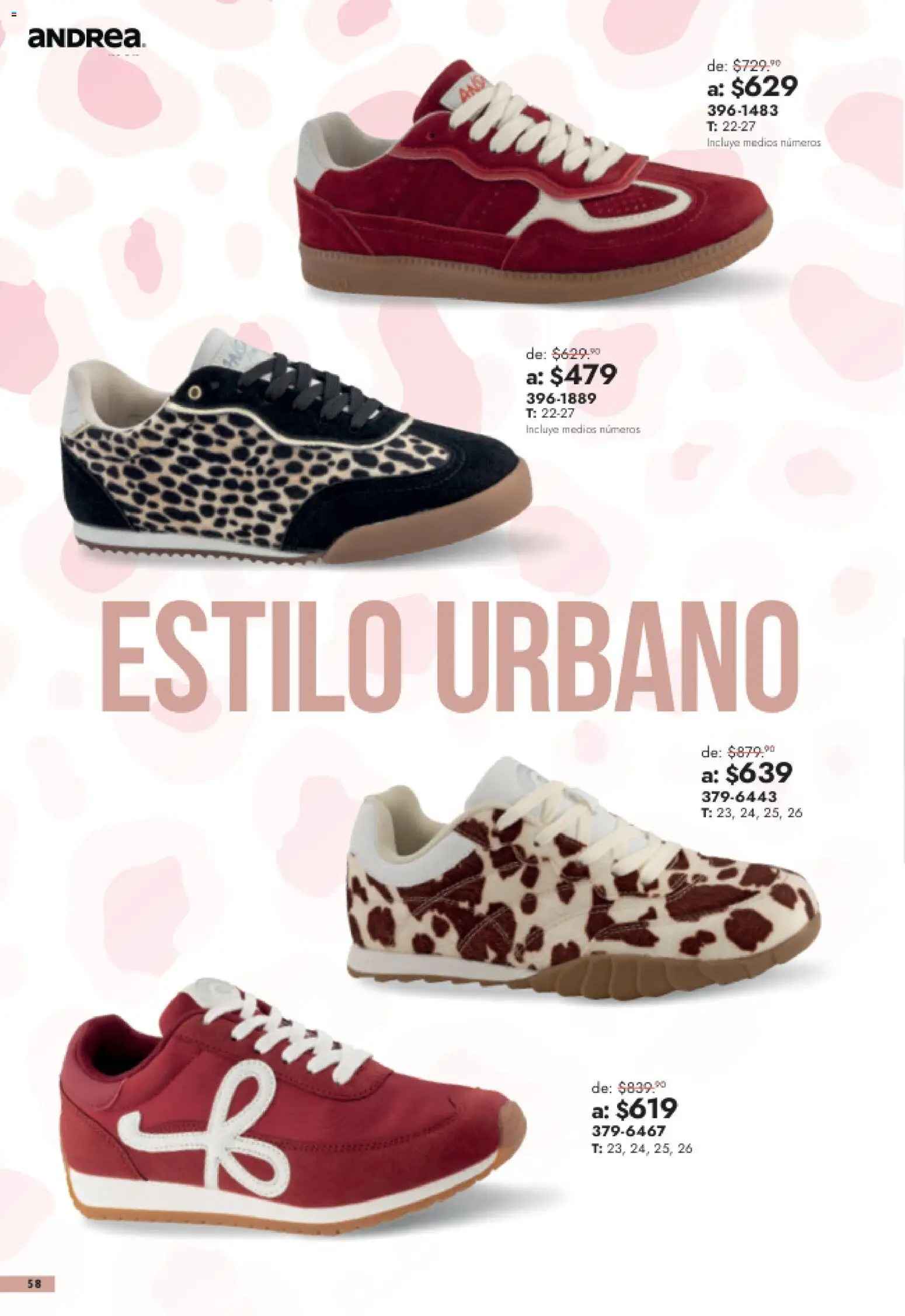 Nuevas ofertas de Andrea válidas en toda la República Mexicana desde el 26/07/2026. ¡Encuentra las mejores ofertas en Andrea catálogo Outlet! | Página: 58