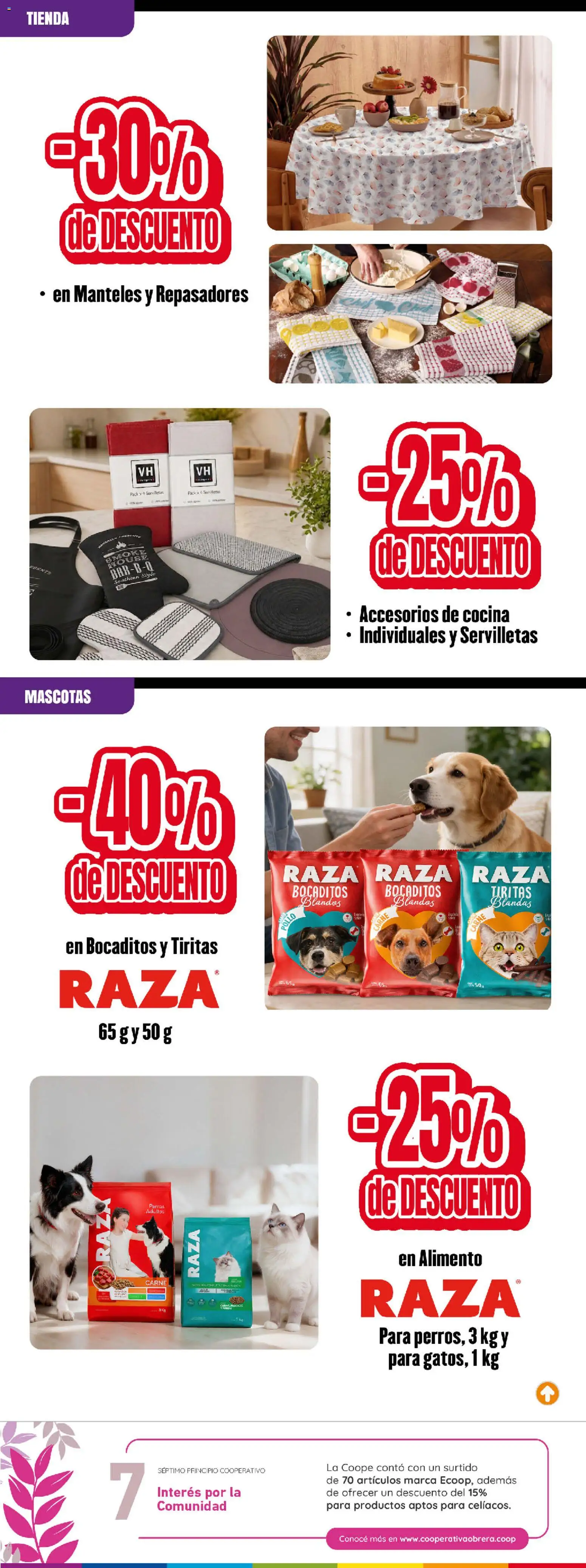 Cooperativa Obrera - Folleto │ válido desde el 24/09/2026 | Página: 8 | Productos: Cocina, Servilletas, Pescado, Carne