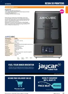 Preview of Jaycar Engineering & Scientific Catalogue 2025/2026  - valid from 09.07.2025 | Page: 45 | Products: Light, Weight, Screen