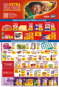 Extra ofertas Fim de semana Mercado - Pré-Visualização do folheto da loja Extra, válido de 03/07/2026