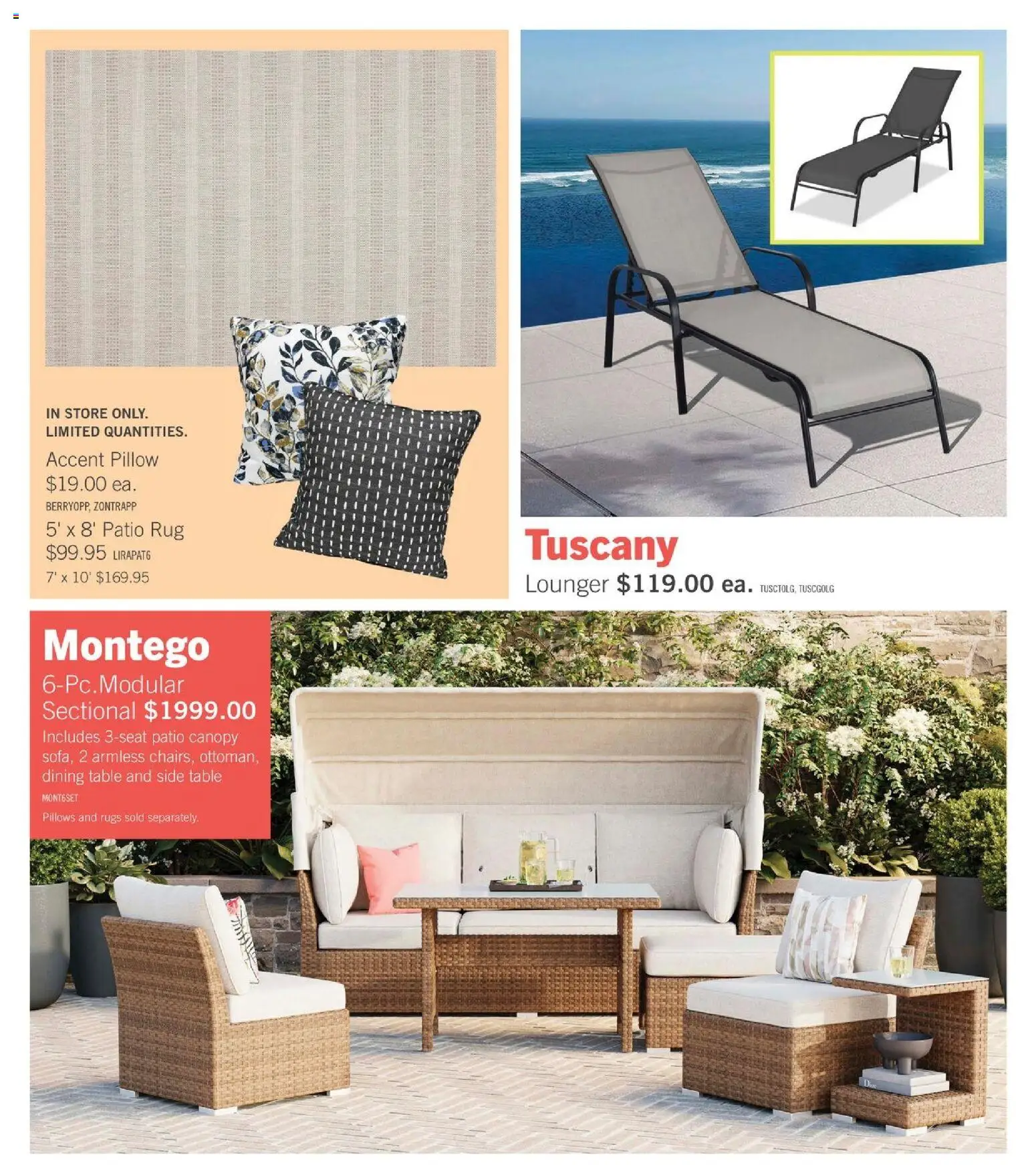 The Brick flyer valid from Mar 2, 2026 | Page: 5 | Products: Rug, Table, Cocktail, Chairs