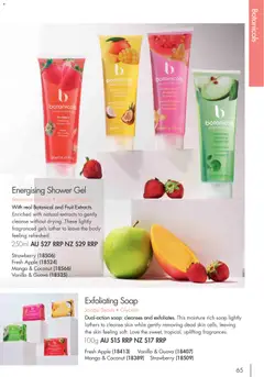 Preview of Nutrimetics Catalogue 2026 - valid from 01/01/2026 | Page: 65 | Products: Shower, Soap, Shower gel, Mango