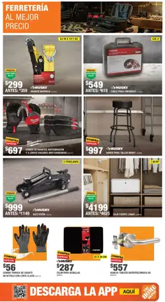 Vista previa de Home Depot catálogo, nuevo folleto de la tienda, válido en México a partir del 13/08/2026 | Página: 18 | Productos: Lentes, Banco, Caja, Guante