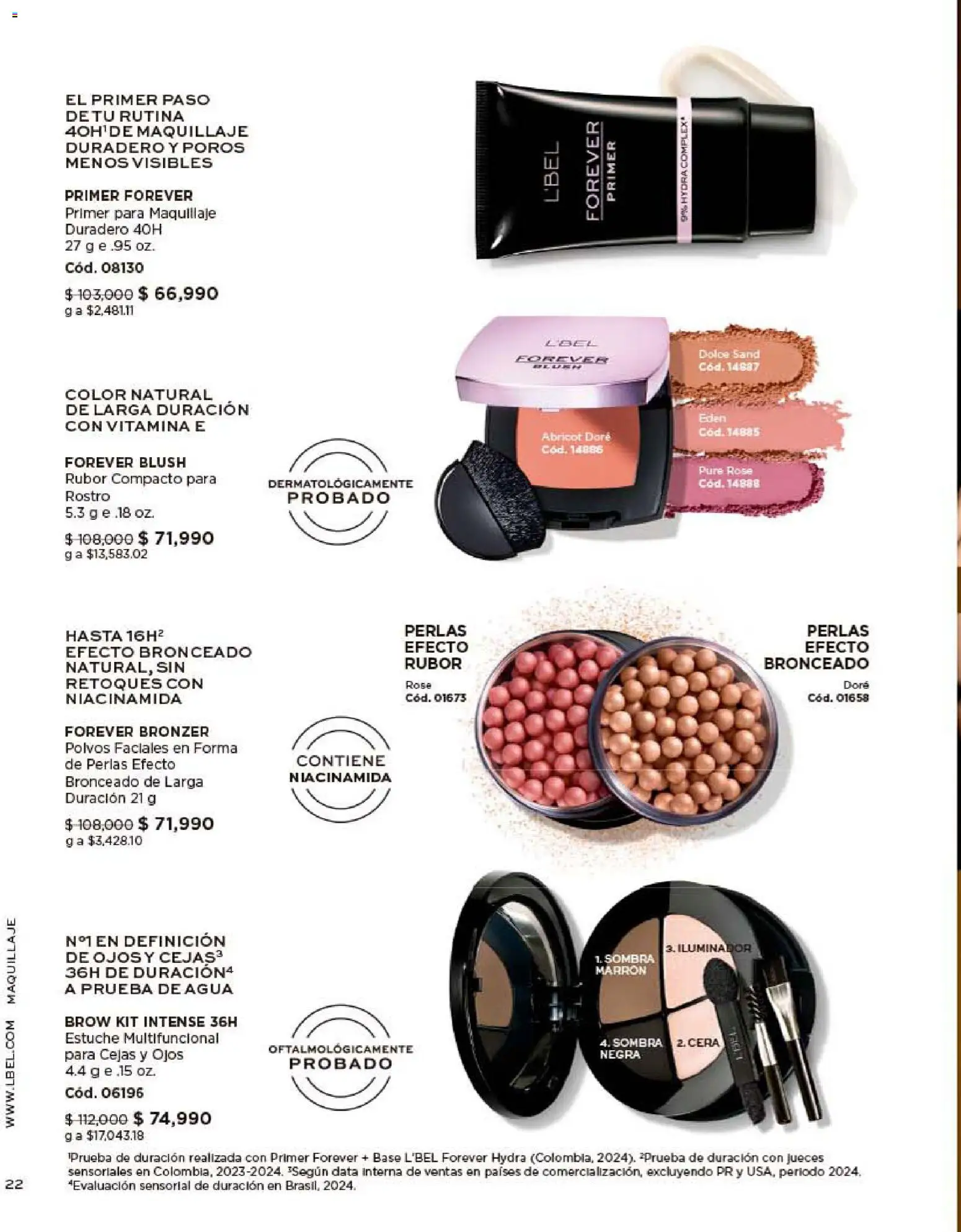 L'Bel revista - valida desde el 26.06.2026 | Página: 22 | Productos: Agua, Rubor, Cera, Sombra