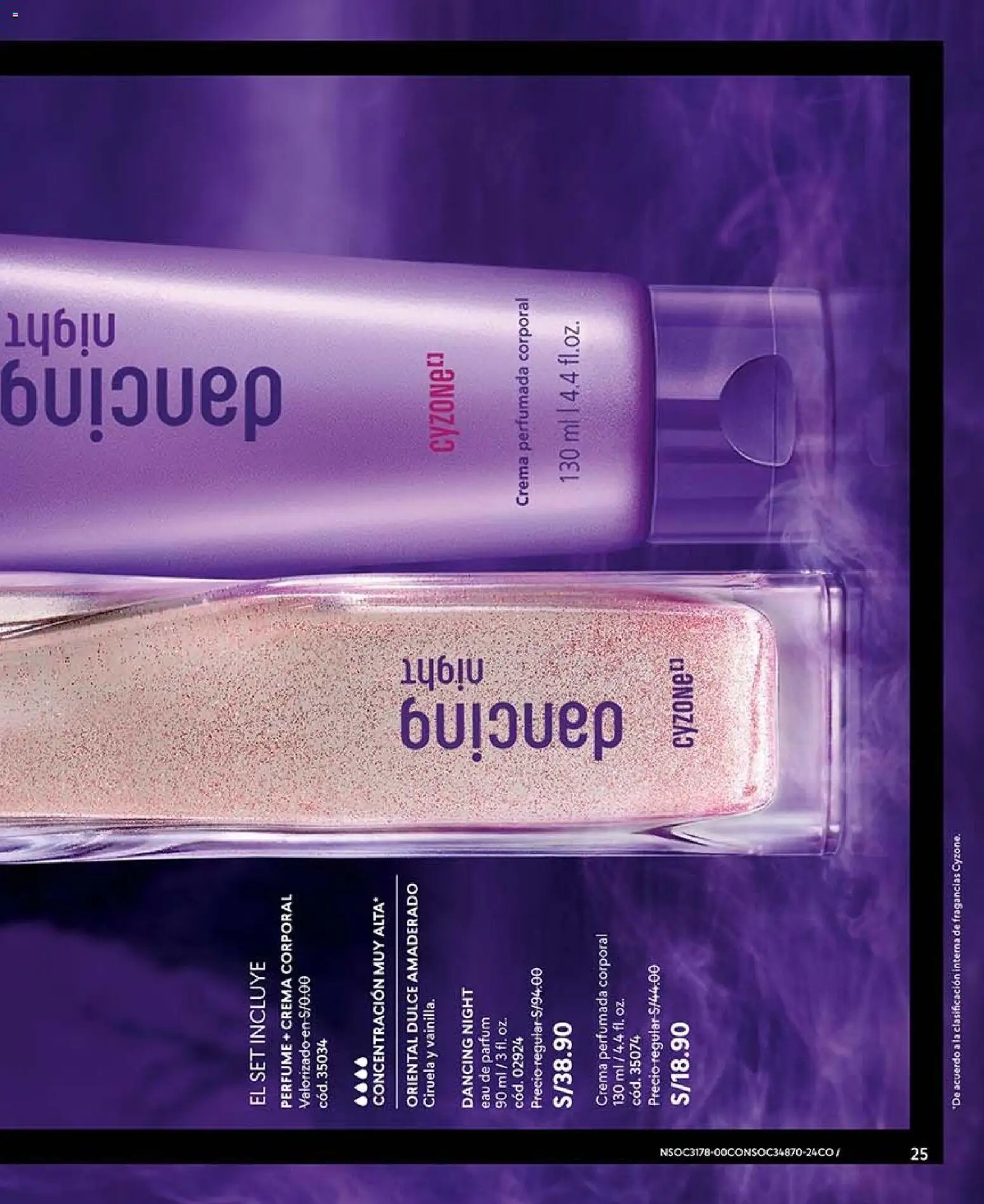 Catálogo CyZone válido desde 09/09/2026 | Página: 25 | Productos: Crema, Perfume