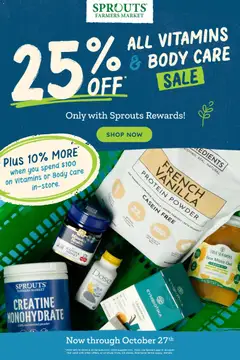 Preview of Sprouts weekly ads valid from 10/21/2026