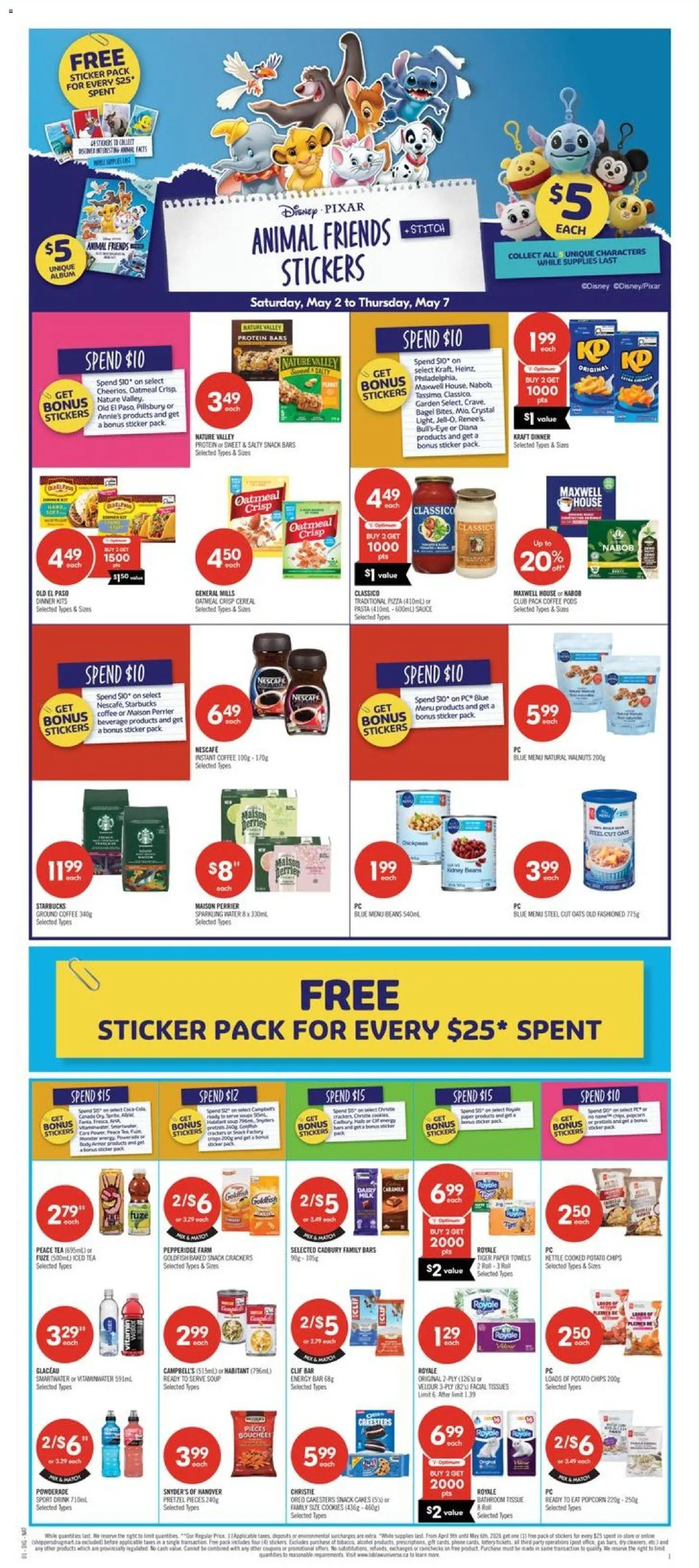 Shoppers flyer valid from 02.05.2026 | Page: 2 | Products: Pasta, Kettle, Coffee, Pizza