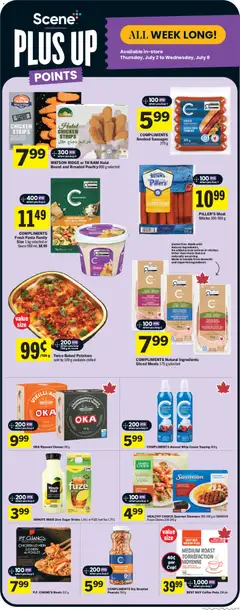 Preview of Foodland weekly flyer / circulaire from shop Foodland valid from Jul 2, 2026 | Page: 3 | Products: Cream, Oven, Cheese, Coffee