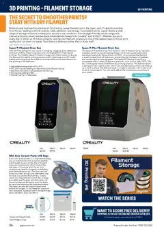 Preview of Jaycar Engineering & Scientific Catalogue 2025/2026  - valid from 09.07.2025 | Page: 26 | Products: Box, Batteries, Printer, Bed