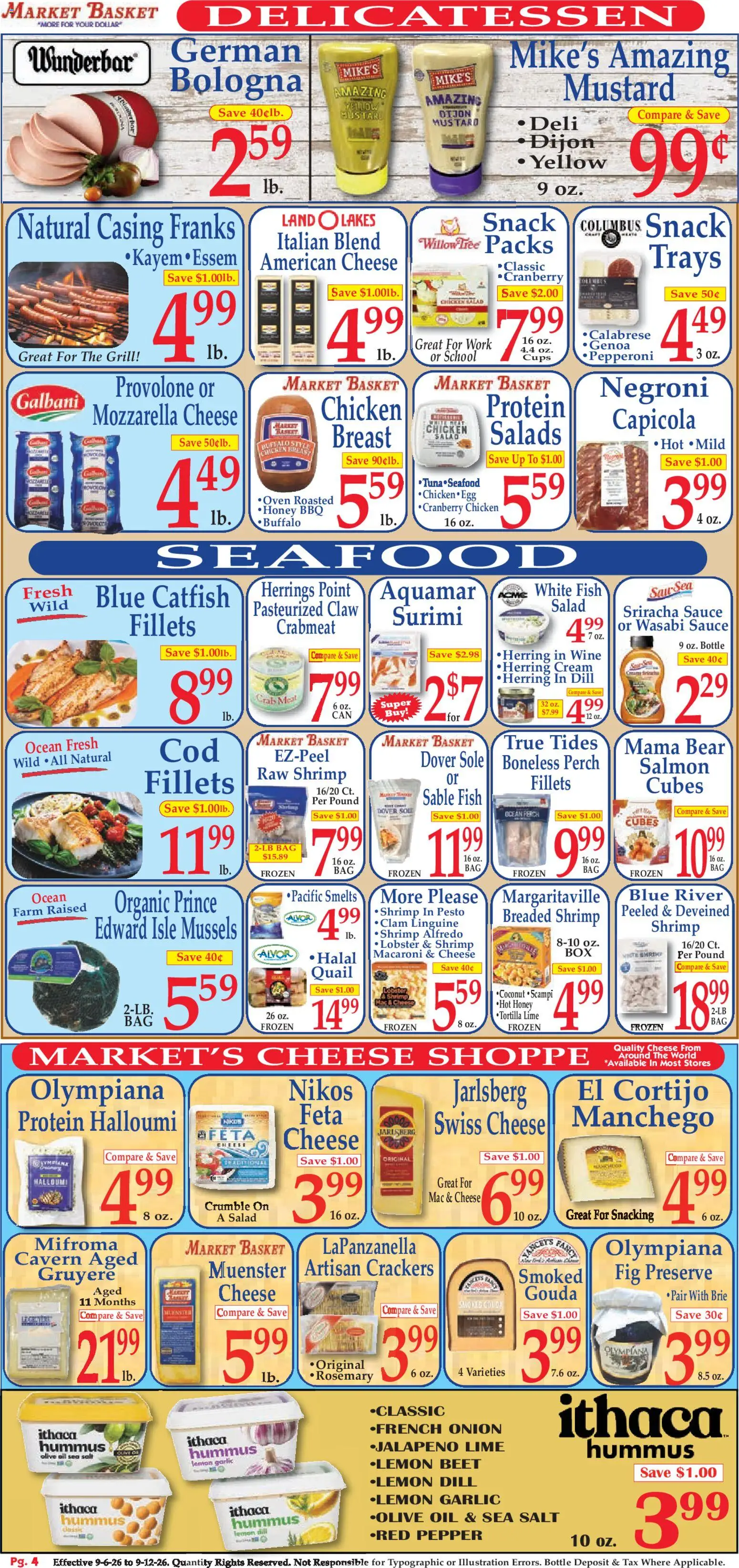 Market Basket Ad - valid from 09/06/2026 | Page: 4 | Products: Wine, Protein, Pepper, Lemon