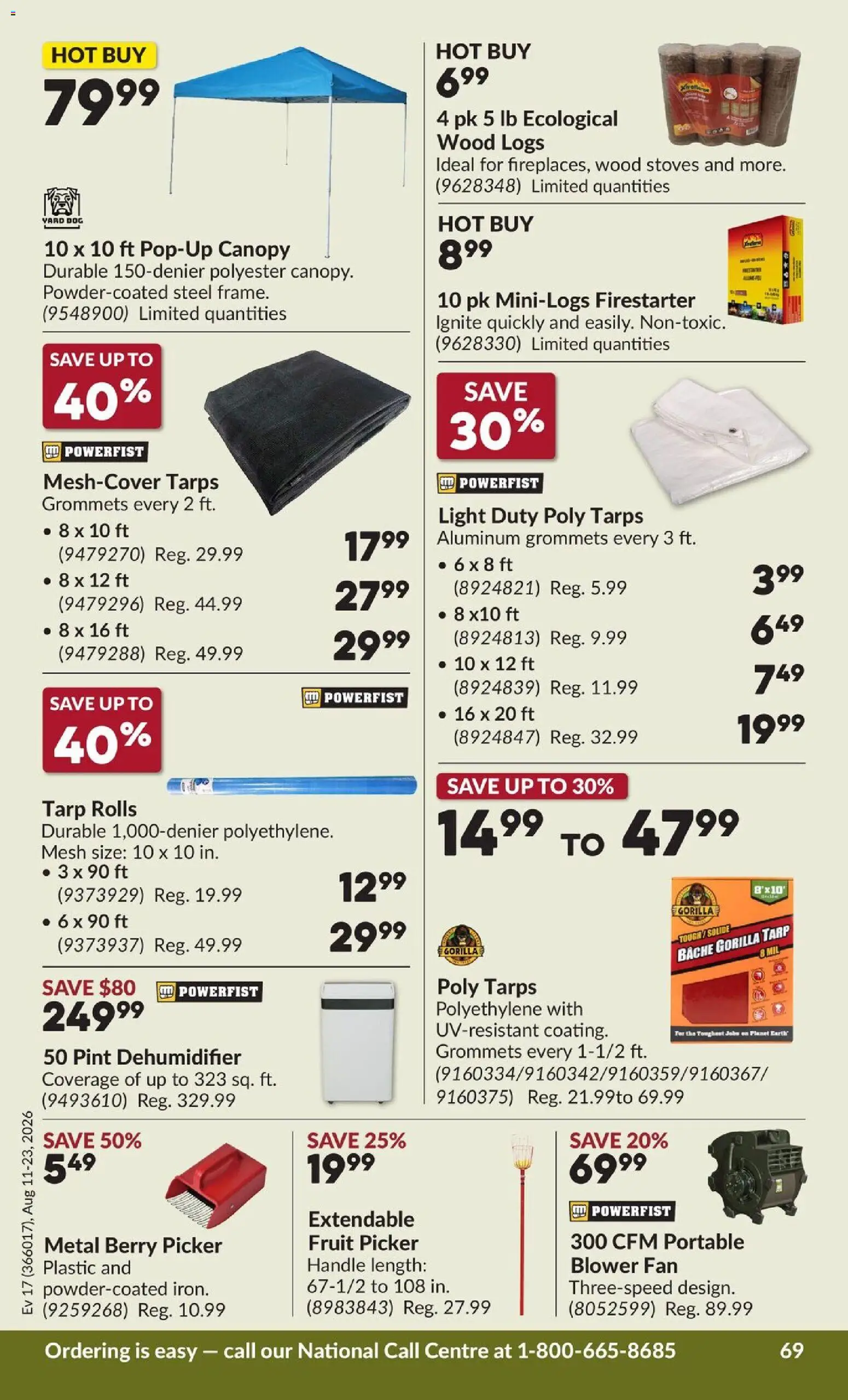 Princess Auto flyer valid from Aug 11, 2026 | Page: 76 | Products: Fan