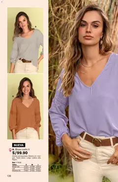 Vista previa de folleto Leonisa catálogo Leo - Campaña 9 de la Leonisa válido desde 04.06.2026 | Página: 128 | Productos: Blusa