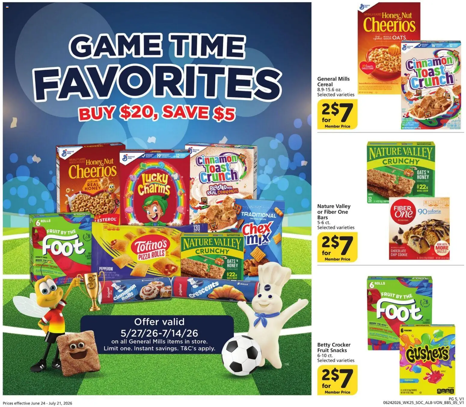 Vons Big Book of Savings - valid from 06/24/2026 | Page: 5 | Products: Chocolate, Pizza, Game
