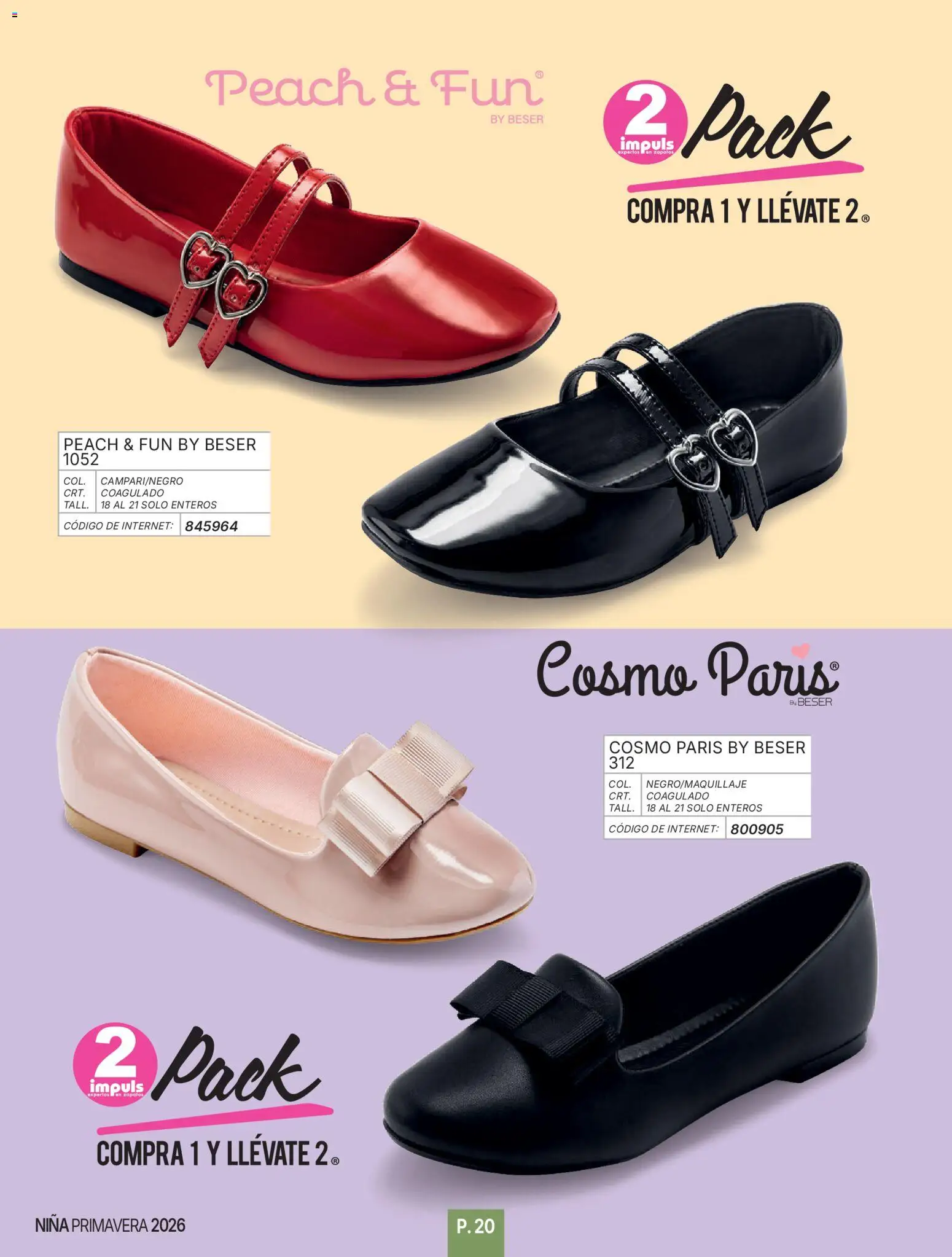 Nuevas ofertas de Impuls válidas en toda la República Mexicana desde el 01/01/2026. ¡Encuentra las mejores ofertas en Impuls catálogo Niña! | Página: 22