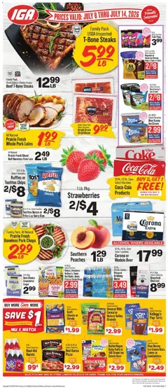 Preview of IGA weekly ads valid from 07/08/2026
