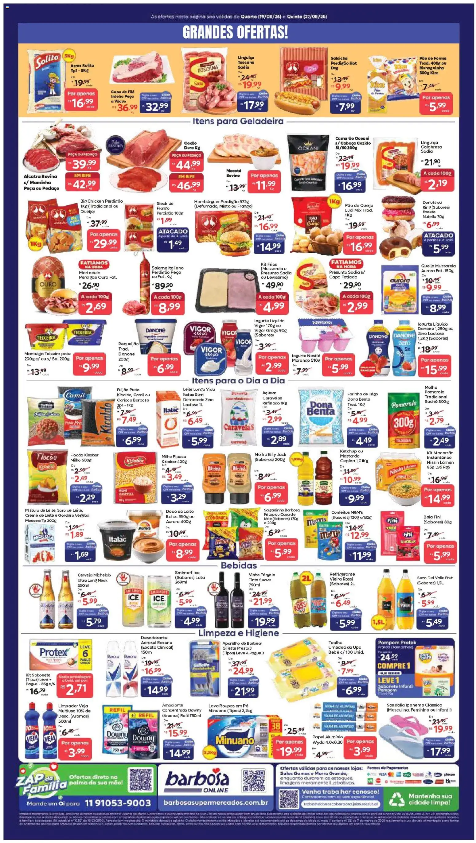 Barbosa Supermercados Folheto - válido de 19/08/2026 | Página: 2 | Produtos: Papel alumínio, Steak, Maminha, Ketchup