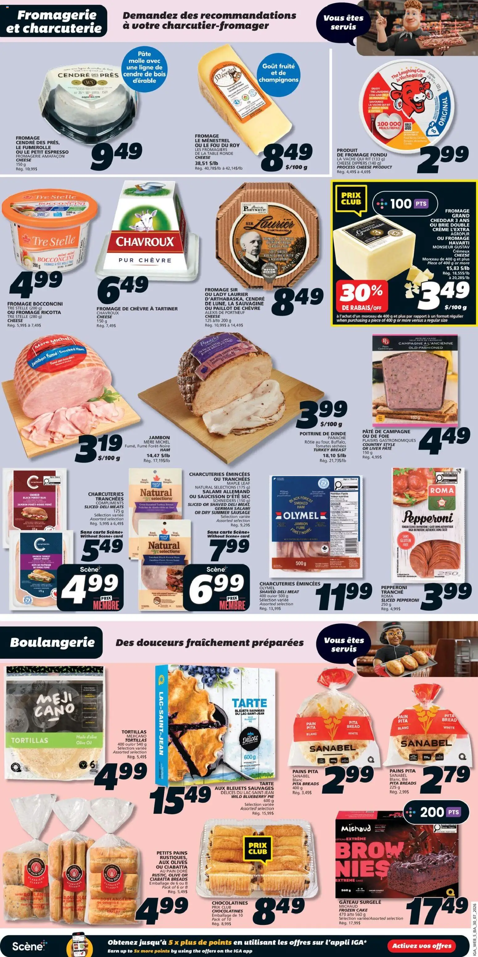 IGA flyer valid from Jul 30, 2026 | Page: 8 | Products: Turkey, Oven, Oil, Salami