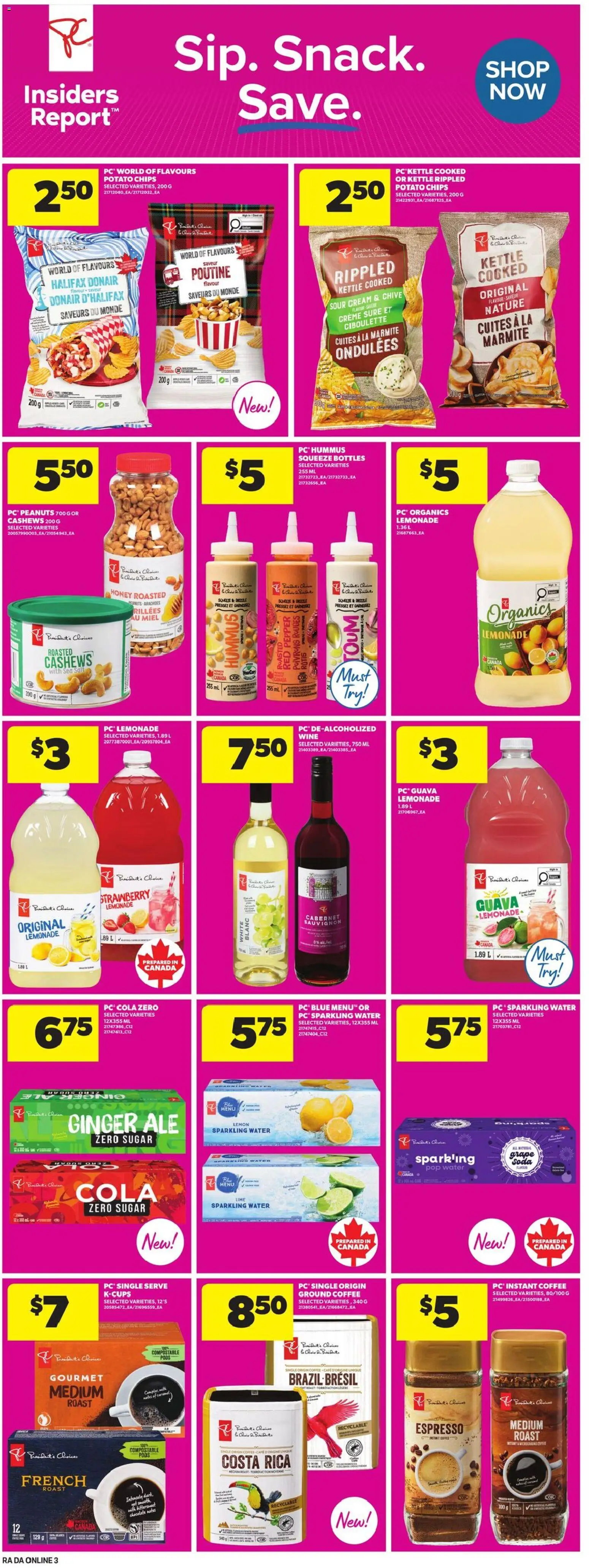Atlantic Superstore flyer valid from 14.05.2026 | Page: 12 | Products: Chips, PC, Kettle, Coffee