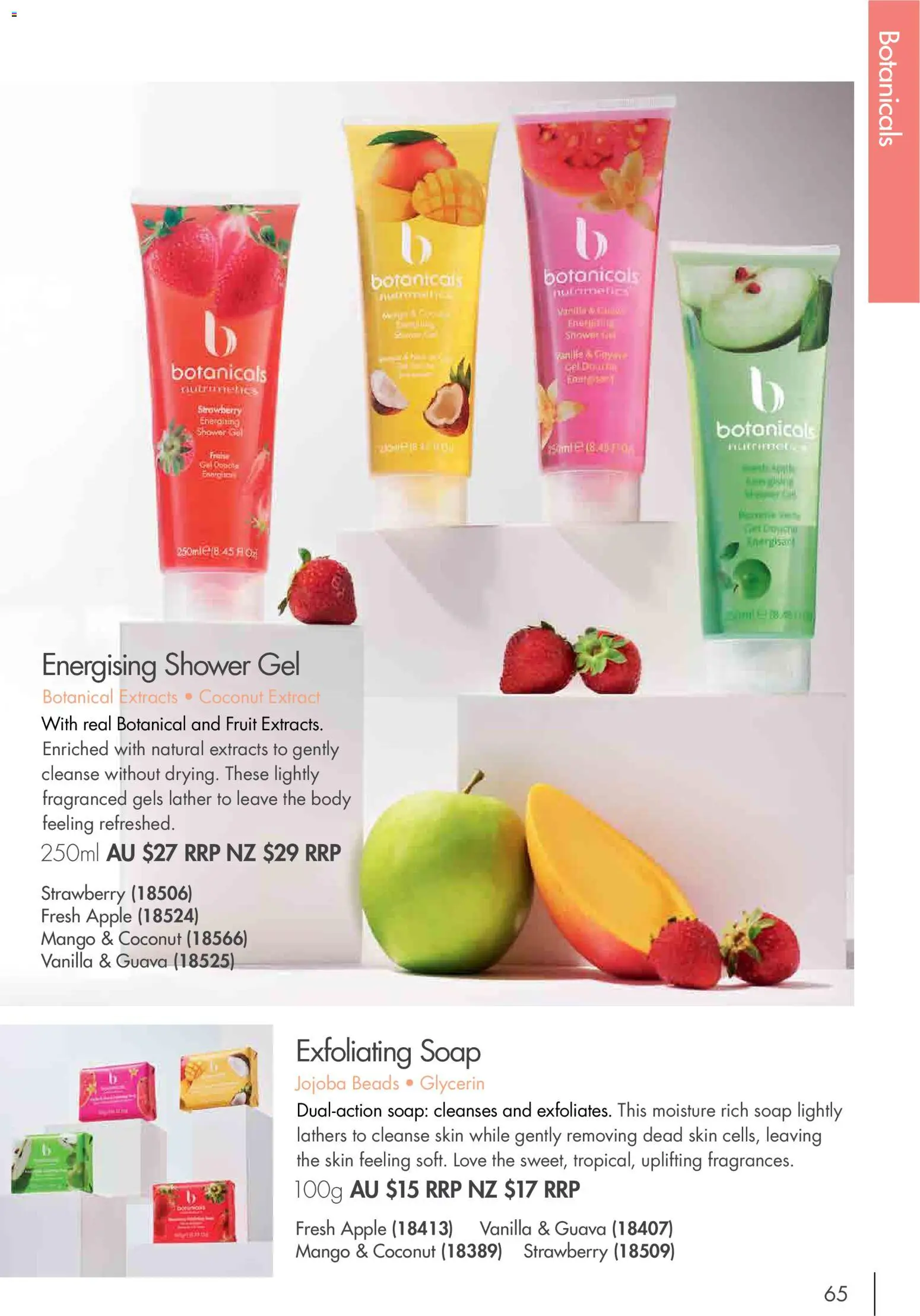 Nutrimetics catalogue - valid from 01/01/2026 | Page: 65 | Products: Shower, Soap, Mango, Vanilla