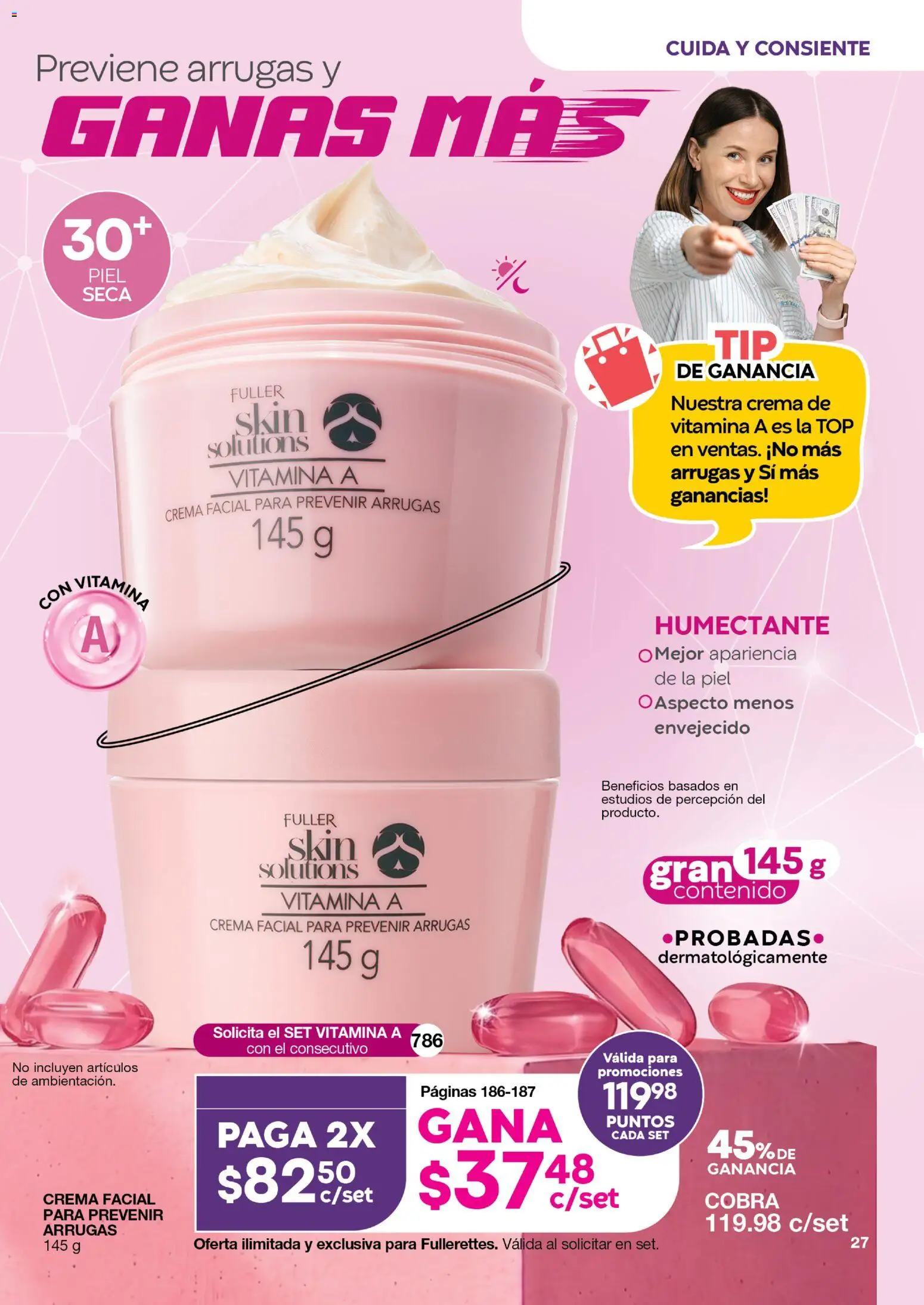 Nuevas ofertas de Fuller válidas en toda la República Mexicana desde el 24/06/2026. ¡Encuentra las mejores ofertas en Fuller Gana Mas 6 2026! | Página: 27 | Productos: Crema, Top