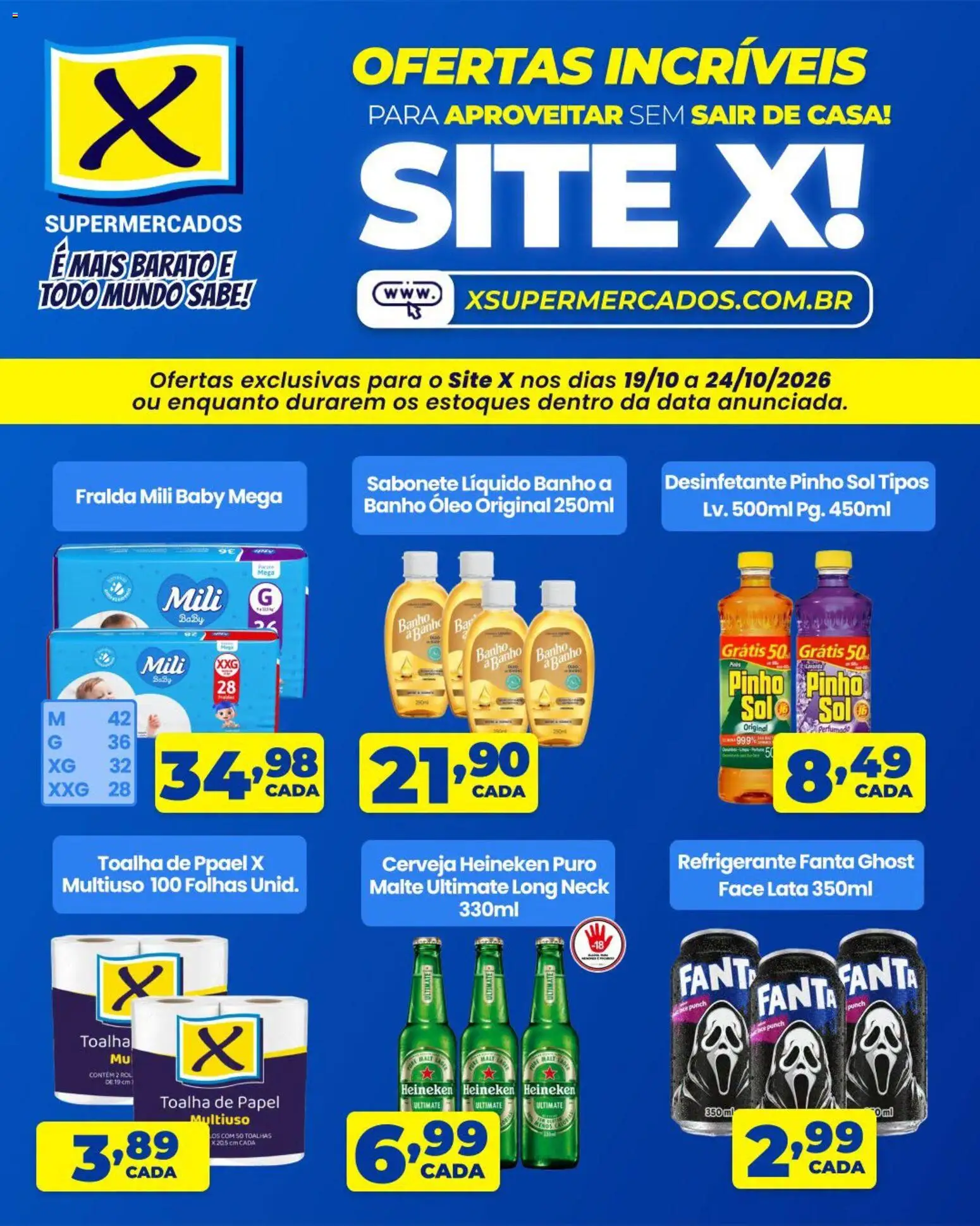 X Supermercados Folheto - válido de 19/10/2026 | Página: 2
