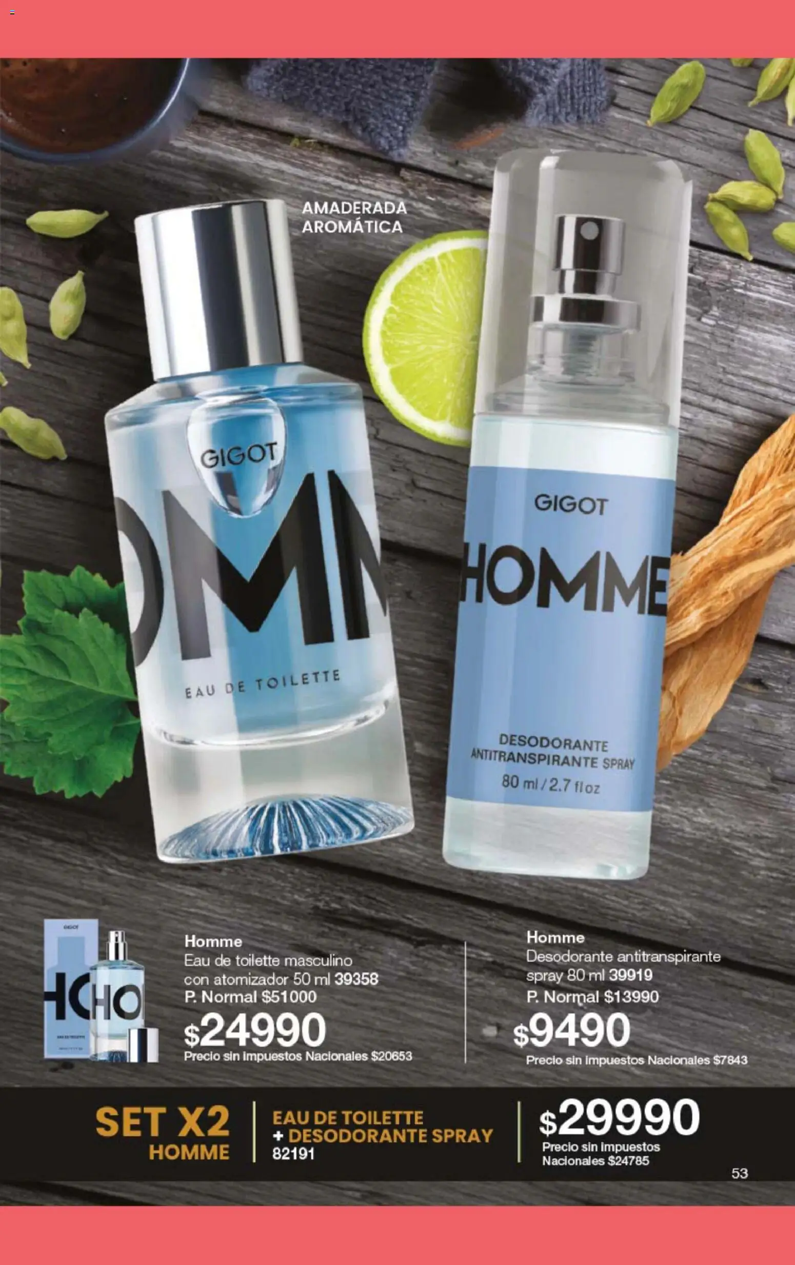 Gigot - CAMPAÑA 06 │ válido desde el 15.03.2026 | Página: 69 | Productos: Eau de toilette, Desodorante, Antitranspirante