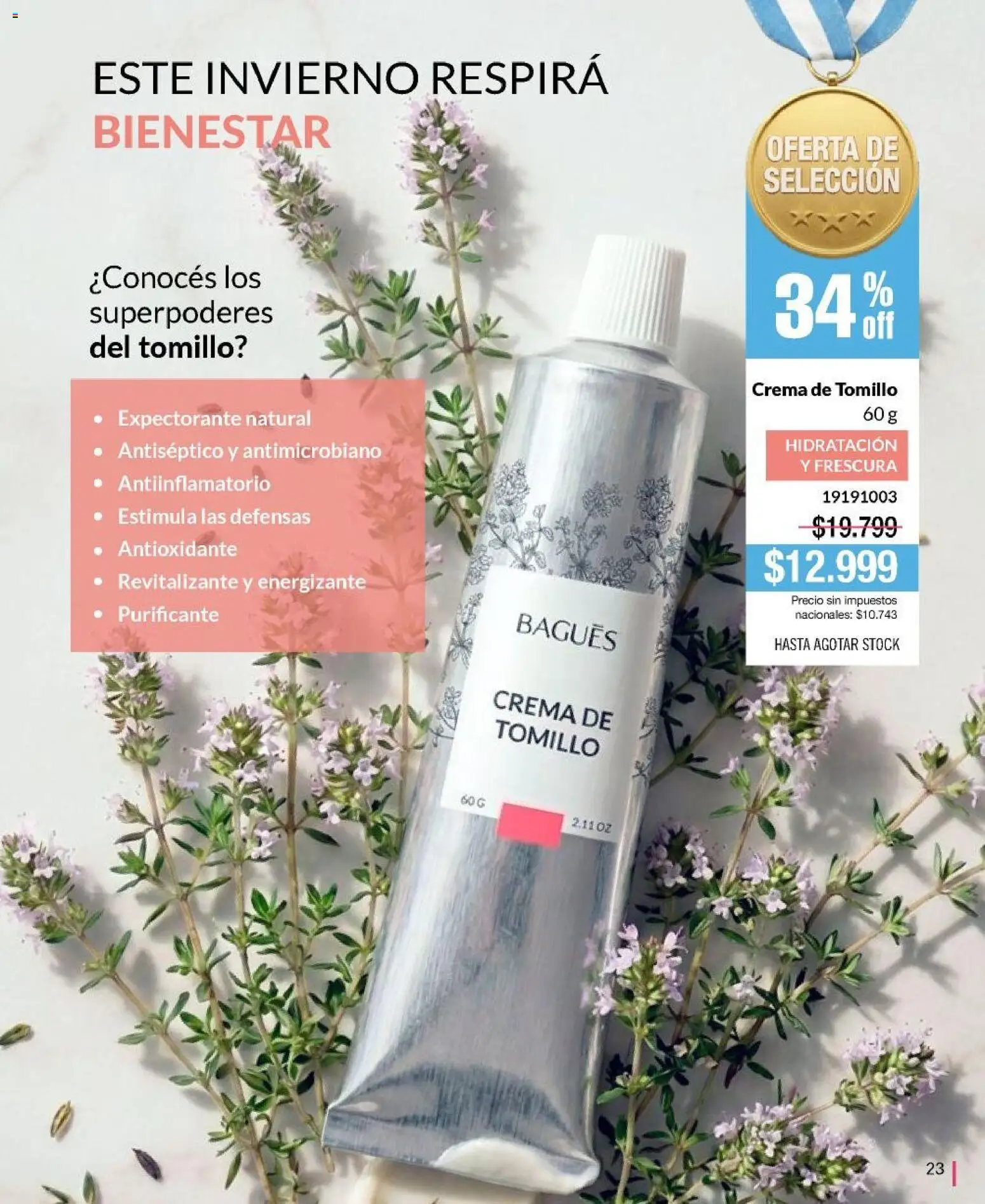 Bagués - Catálogo │ válido desde el 01.06.2026 | Página: 23 | Productos: Crema, Antiinflamatorio