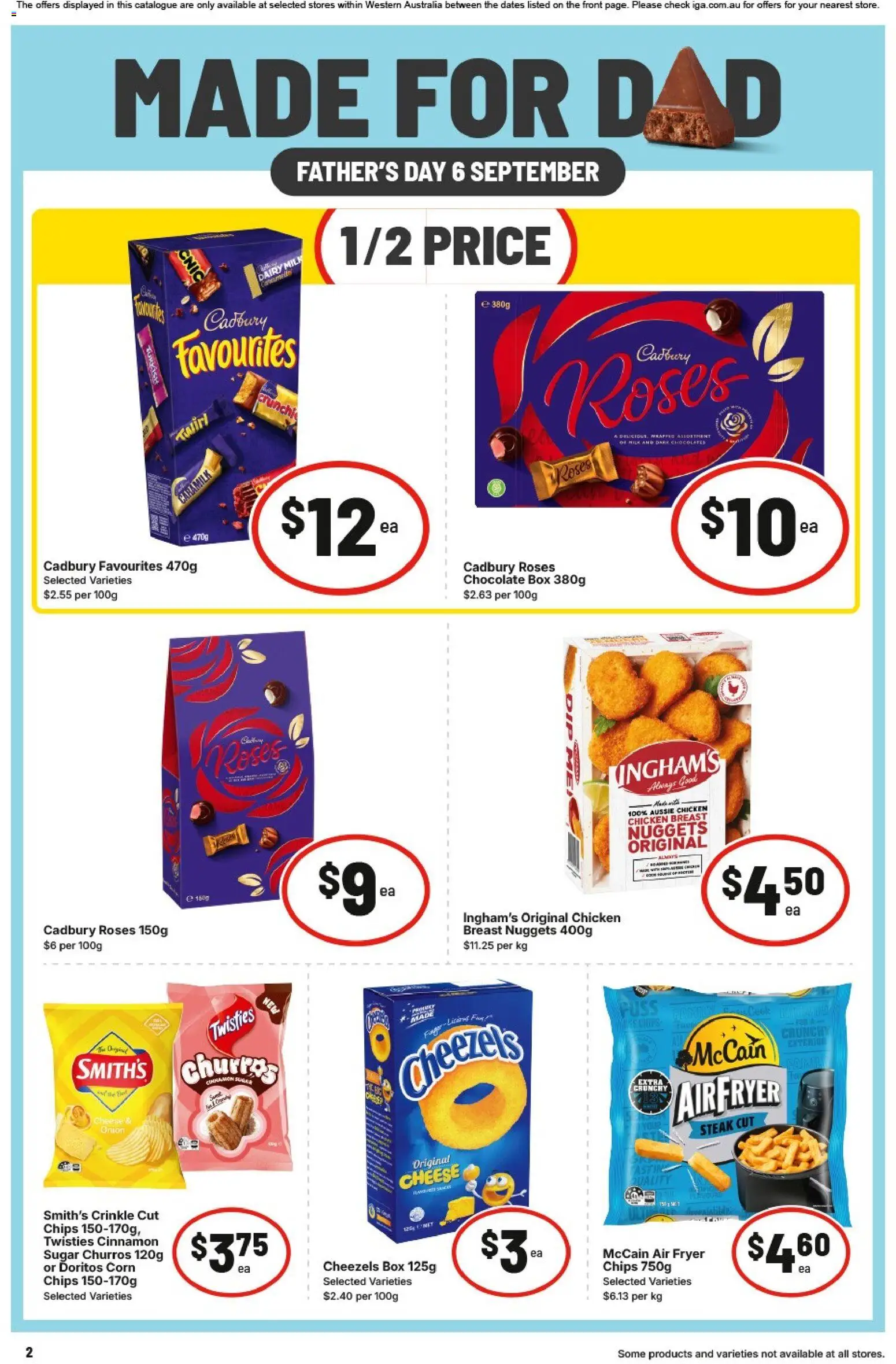 IGA catalogue - valid from 26/08/2026 | Page: 2 | Products: Box, Chicken, Chicken breast, Chips