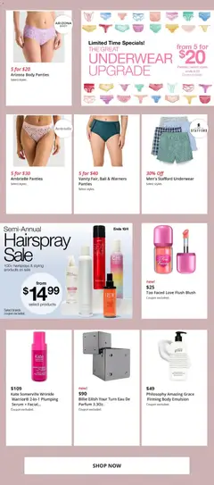 Preview of JCPenney weekly ads valid from 09/14/2026 | Page: 5 | Products: Blush, Kiwi, Underwear, Panties
