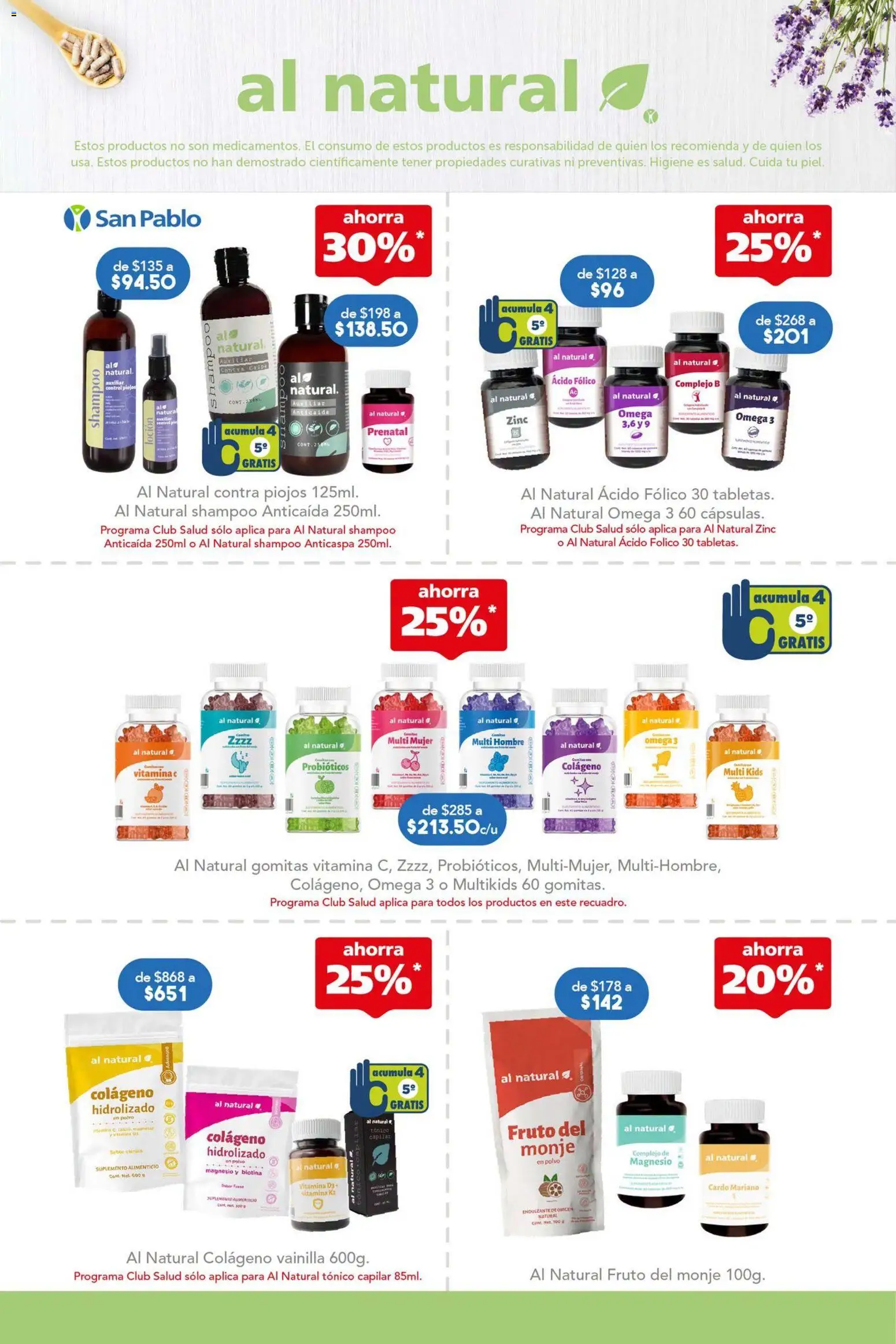 Nuevas ofertas de Farmacia San Pablo válidas en toda la República Mexicana desde el 16/08/2026. ¡Encuentra las mejores ofertas en Farmacia San Pablo catálogo! | Página: 8 | Productos: Shampoo, Probióticos, Omega, Omega 3