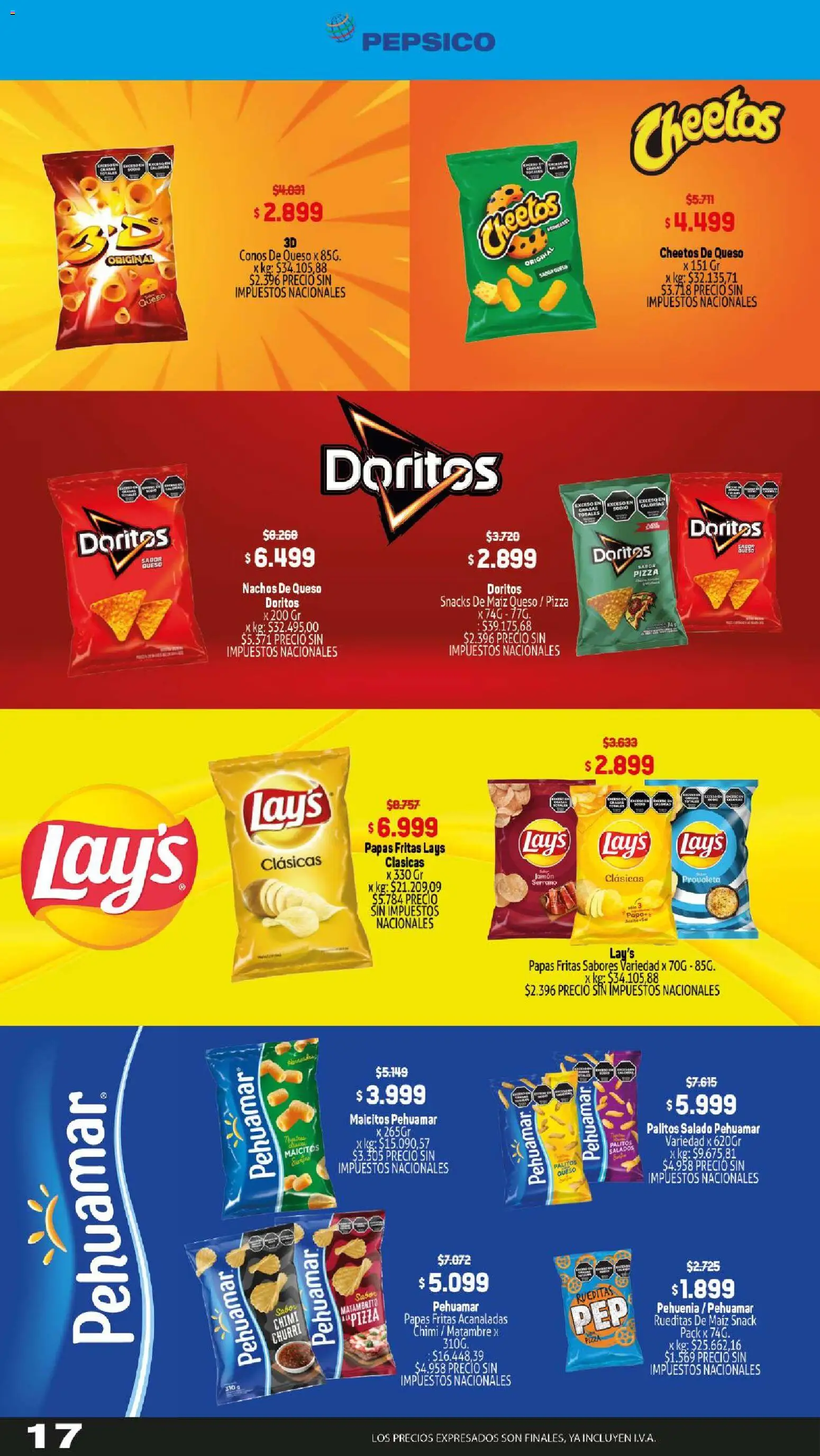 Makro ofertas Volvete a Ilusionar │ válido desde el 11.06.2026 | Página: 18 | Productos: Queso, Jamón, Pizza, Papas fritas