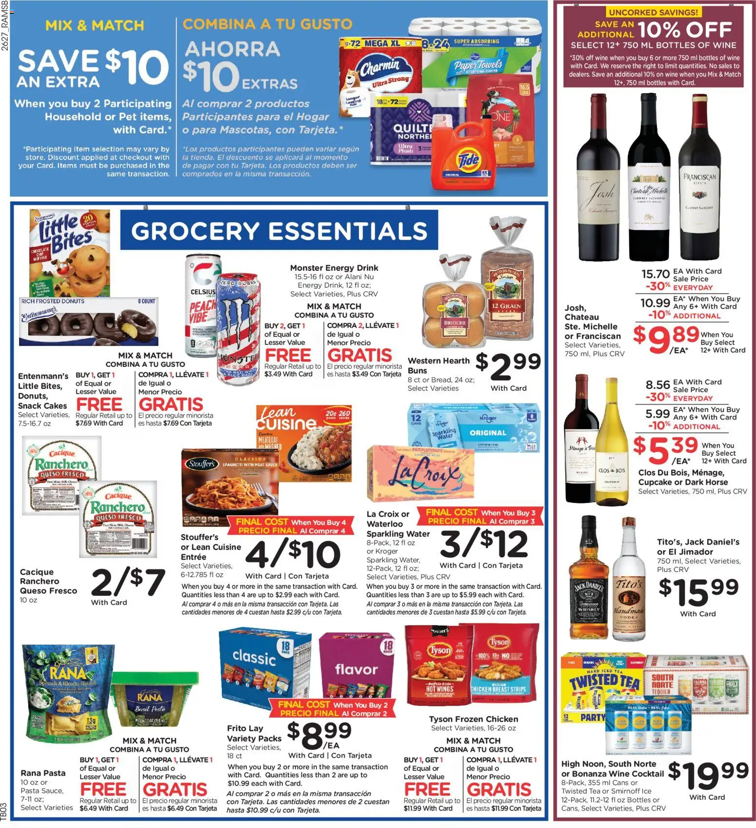 Ralphs Weekly Ad - valid from 08/05/2026 | Page: 8 | Products: Pasta, Vodka, Peach, Cupcake