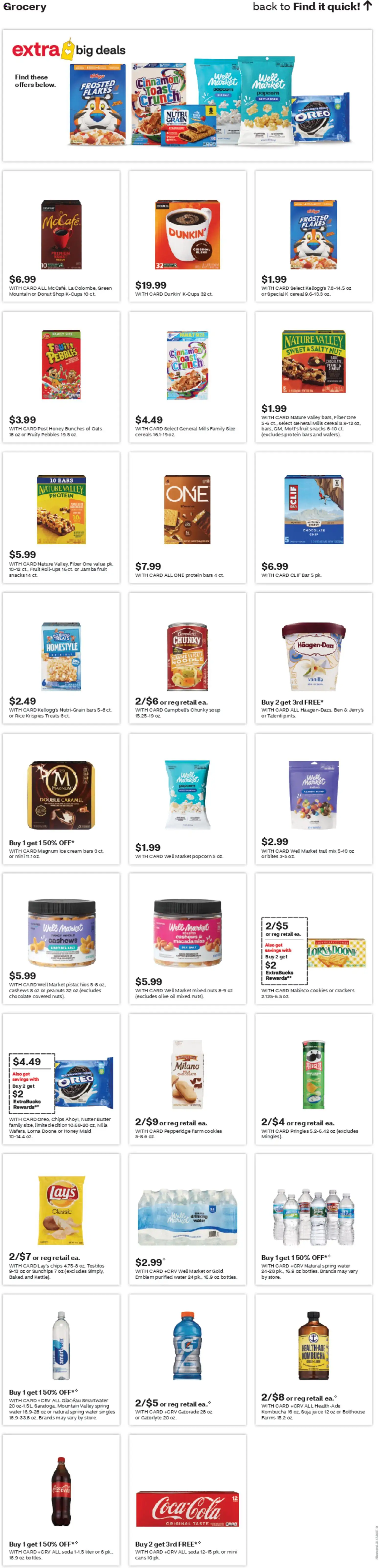 CVS Pharmacy Weekly Ad - AZ - valid from 12.04.2026 | Page: 16 | Products: Chocolate, Rice, Cream, Water