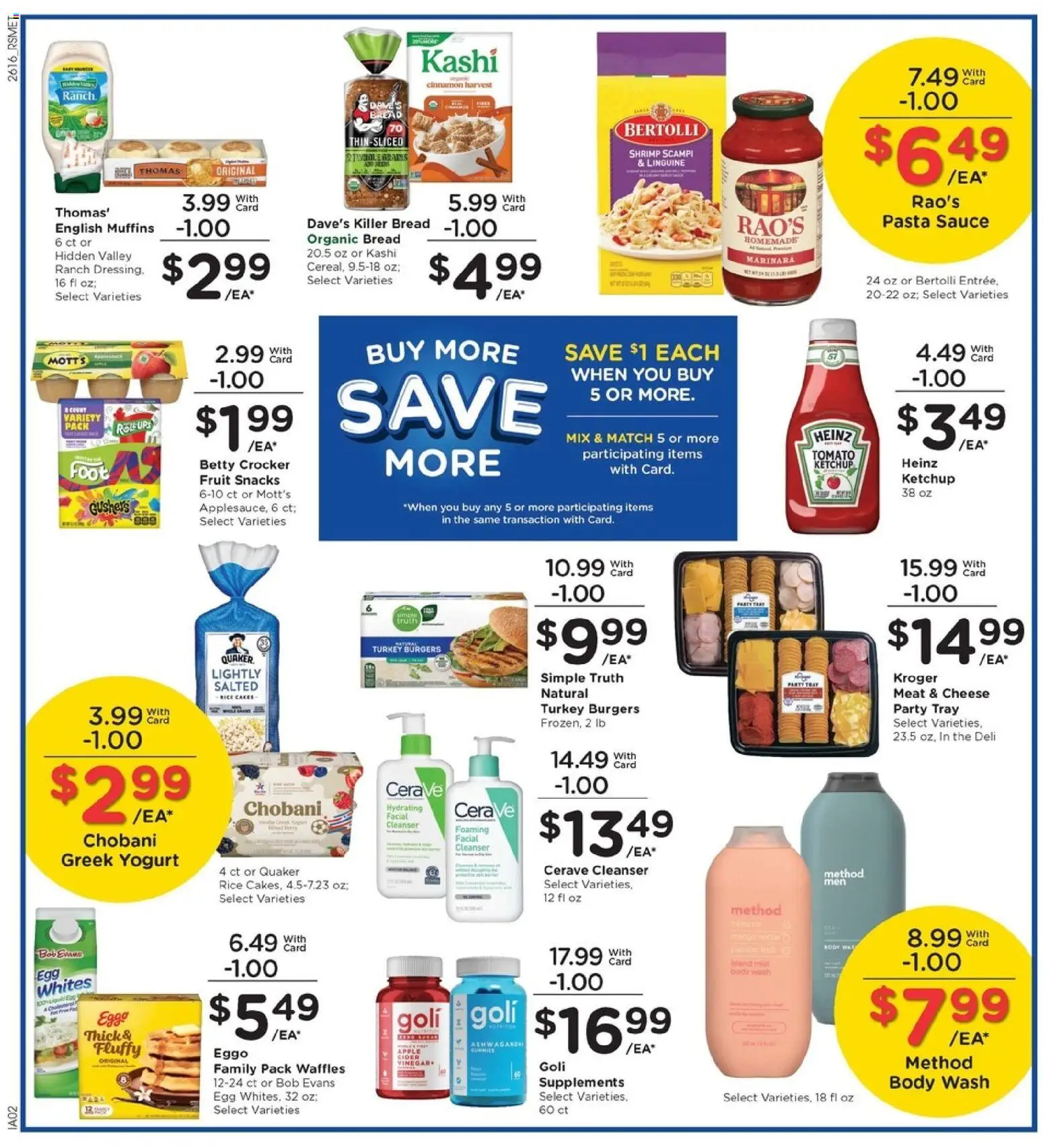 Pick ‘n Save Weekly Ad - valid from 20.05.2026 | Page: 6 | Products: Cheese, Yogurt, Bread, Body Wash