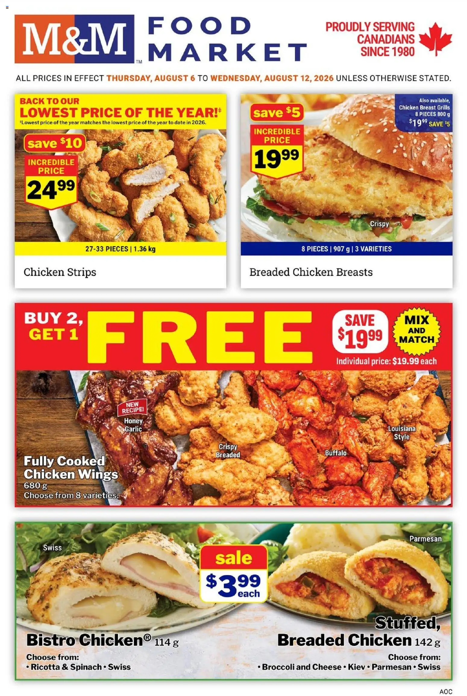 M&M Food Market flyer valid from Aug 6, 2026 | Page: 1