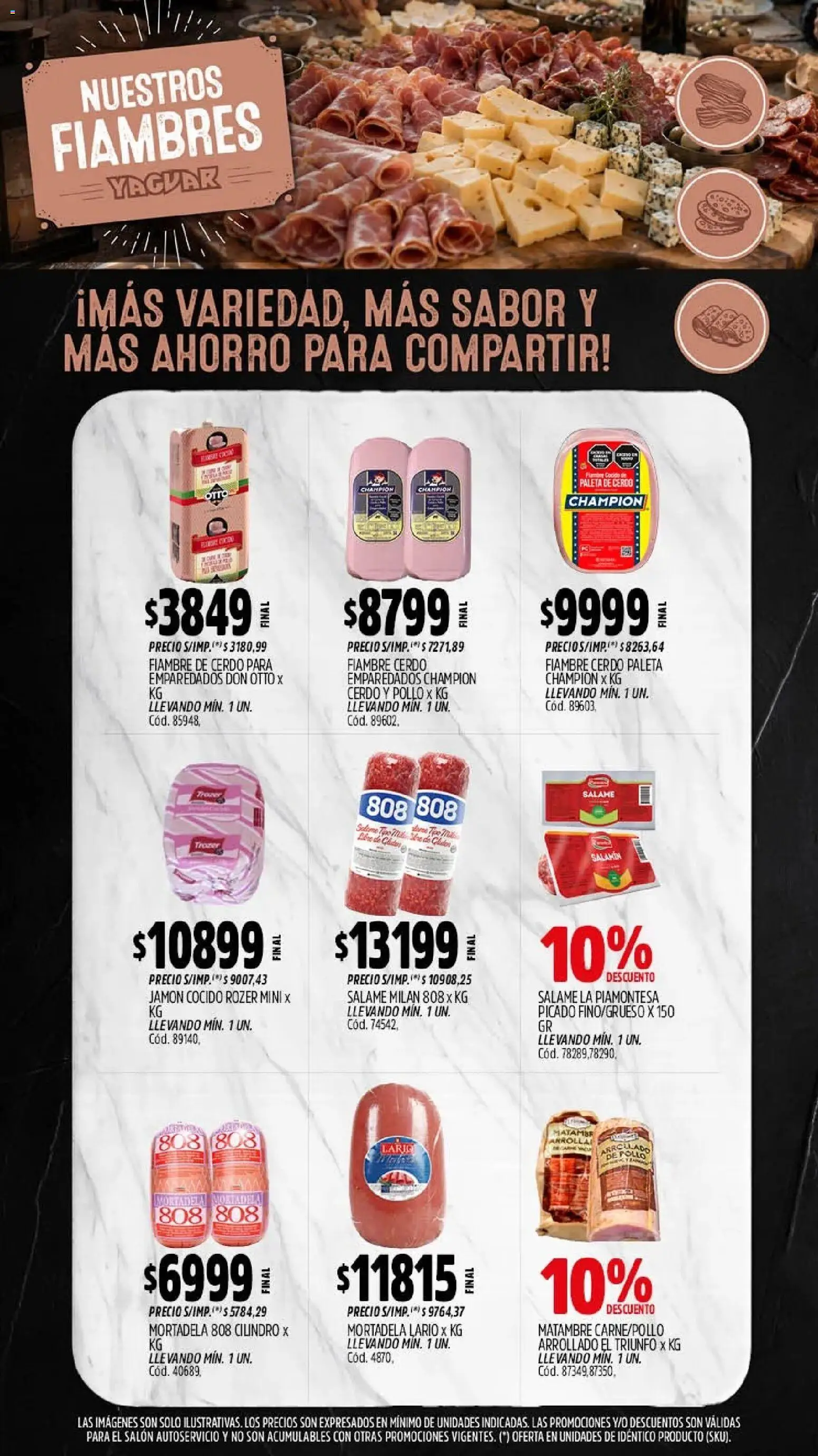 Yaguar catálogo │ válido desde el 27/07/2026 | Página: 10