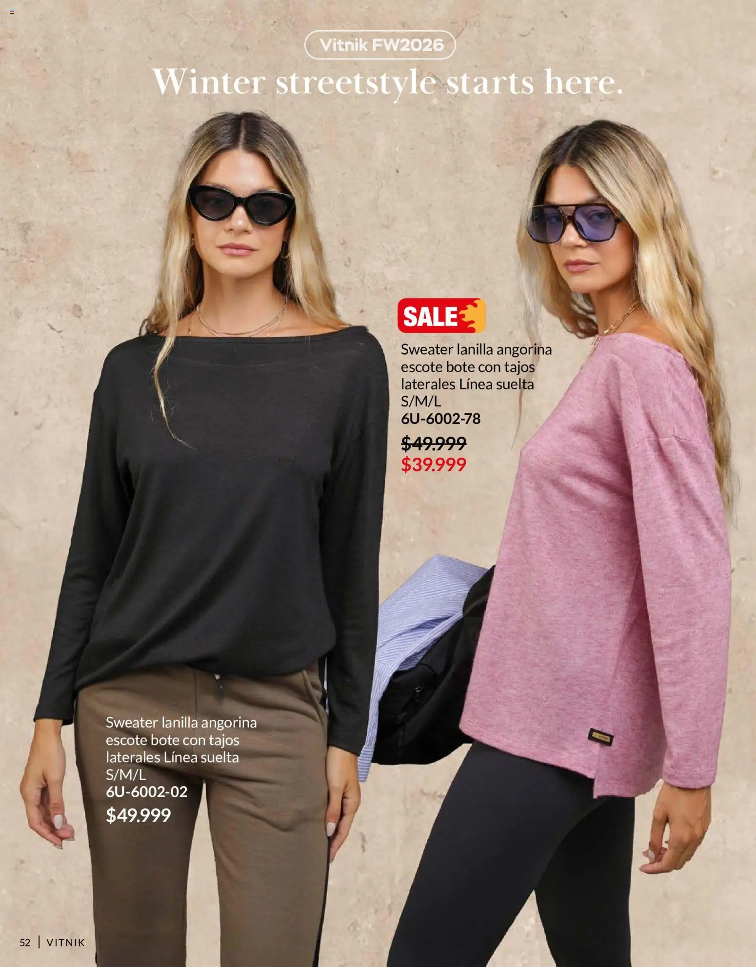Vitnik catálogo │ válido desde el 01/07/2026 | Página: 52 | Productos: Sweater