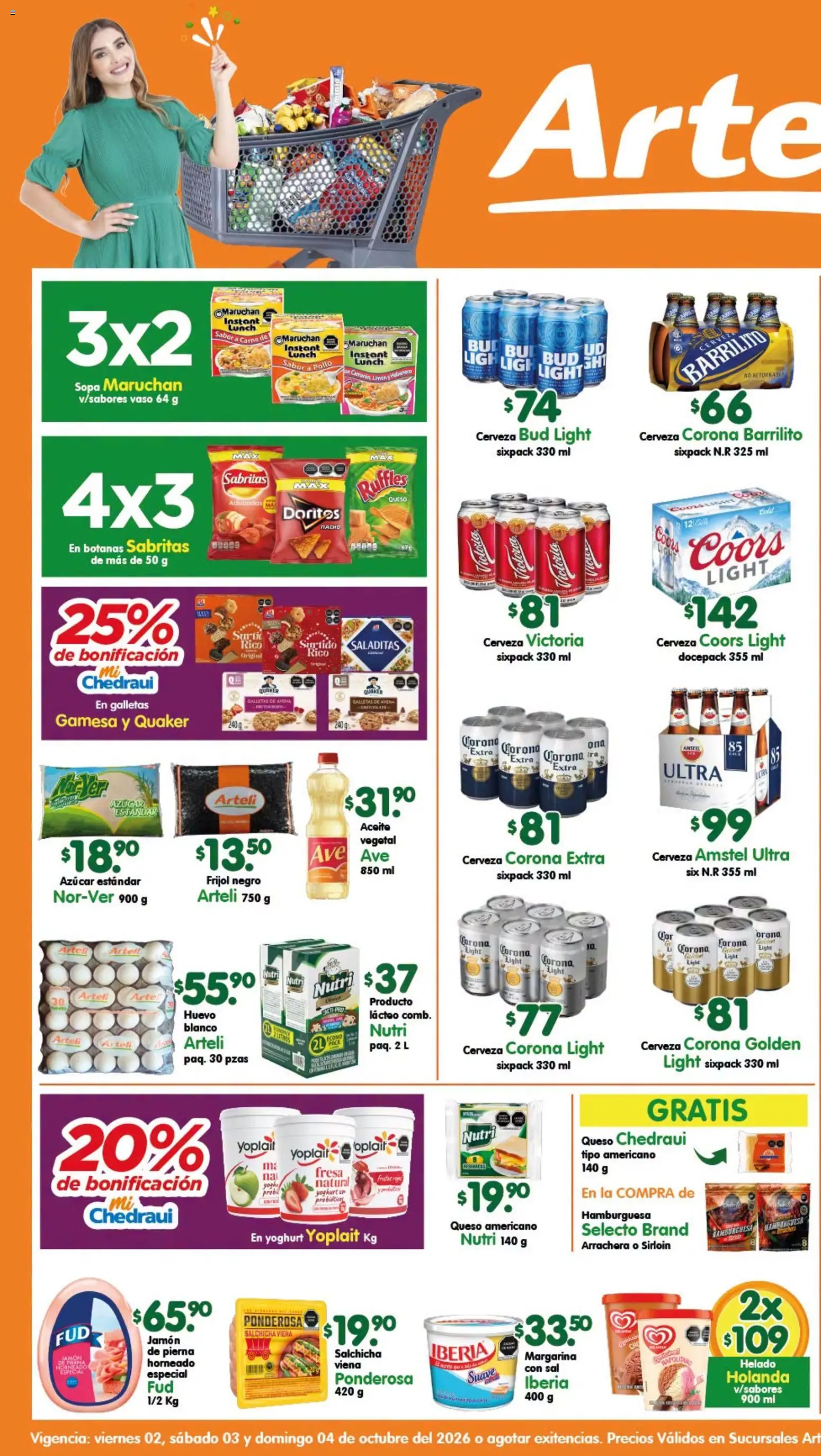 Nuevas ofertas de Arteli válidas en toda la República Mexicana desde el 02/10/2026. ¡Encuentra las mejores ofertas en Arteli folleto! | Página: 1