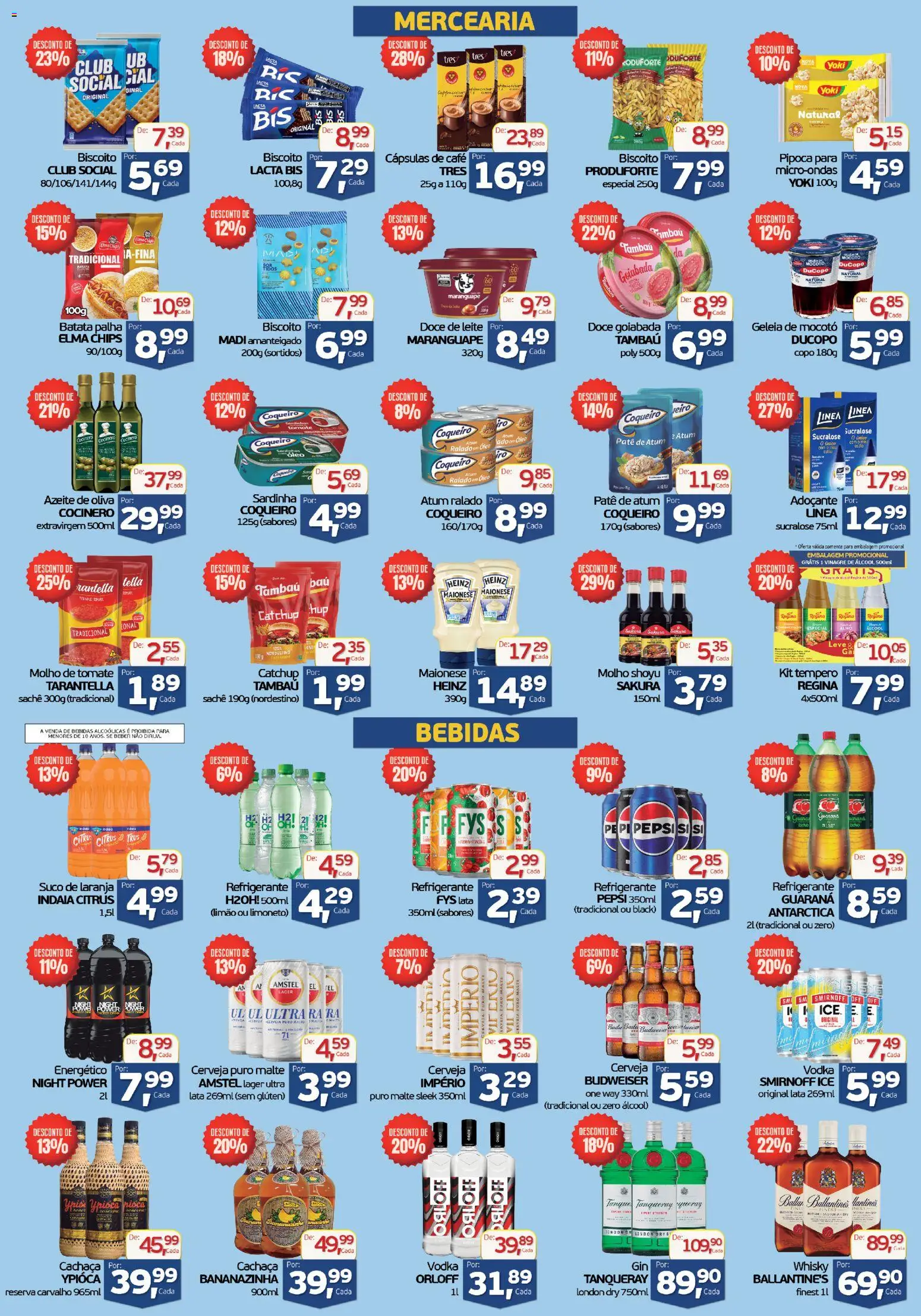 Cometa Supermercados Folheto - válido de 19.05.2026 | Página: 2 | Produtos: Energético, Adoçante, Molho shoyu, Doce de leite