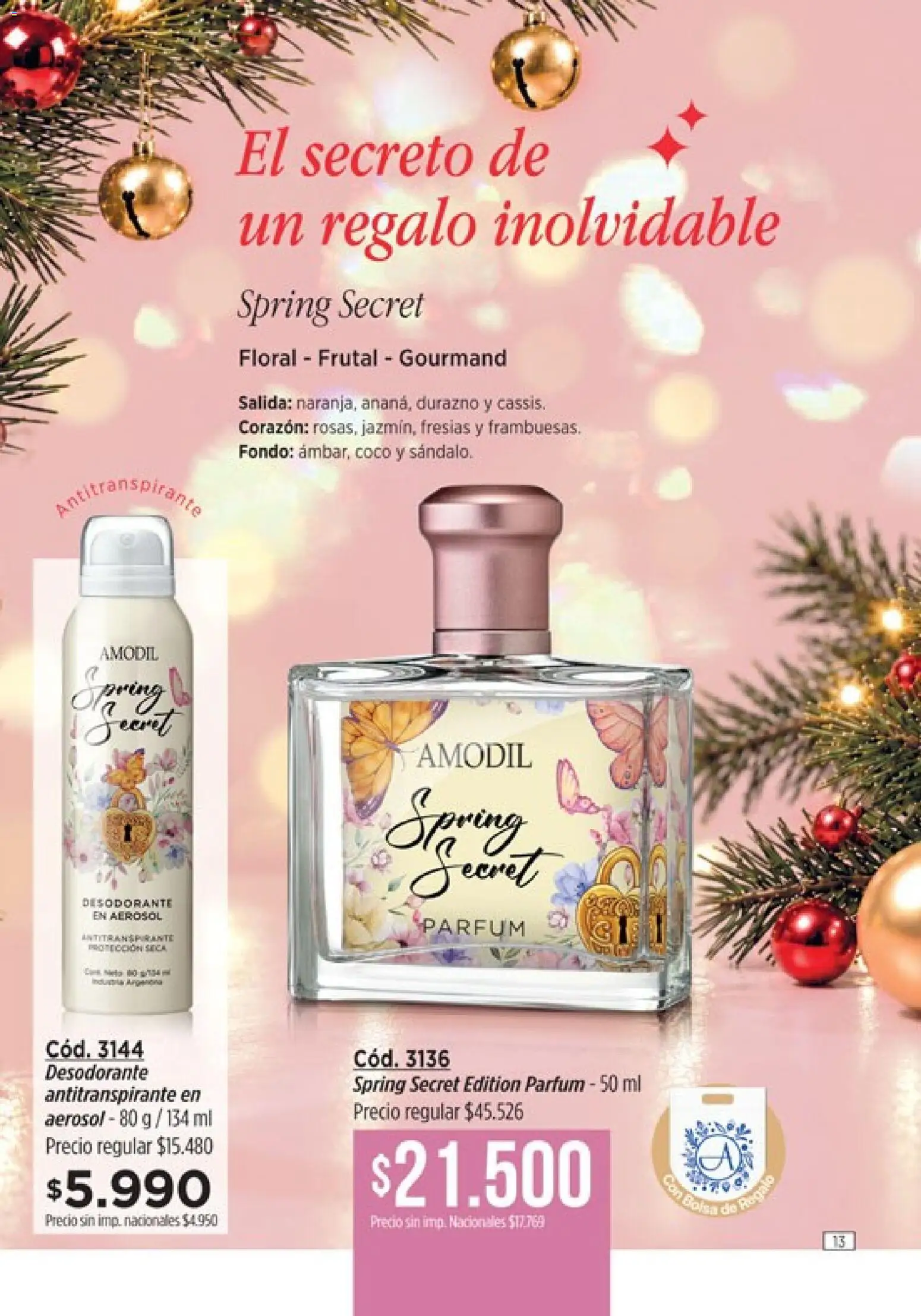 Catálogo Amodil Campaña 18 │ válido desde el 02/11/2026 | Página: 13
