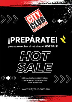 Vista previa de City Club Hot Sale aviso, nuevo folleto de la tienda, válido en México a partir del 06.05.2026