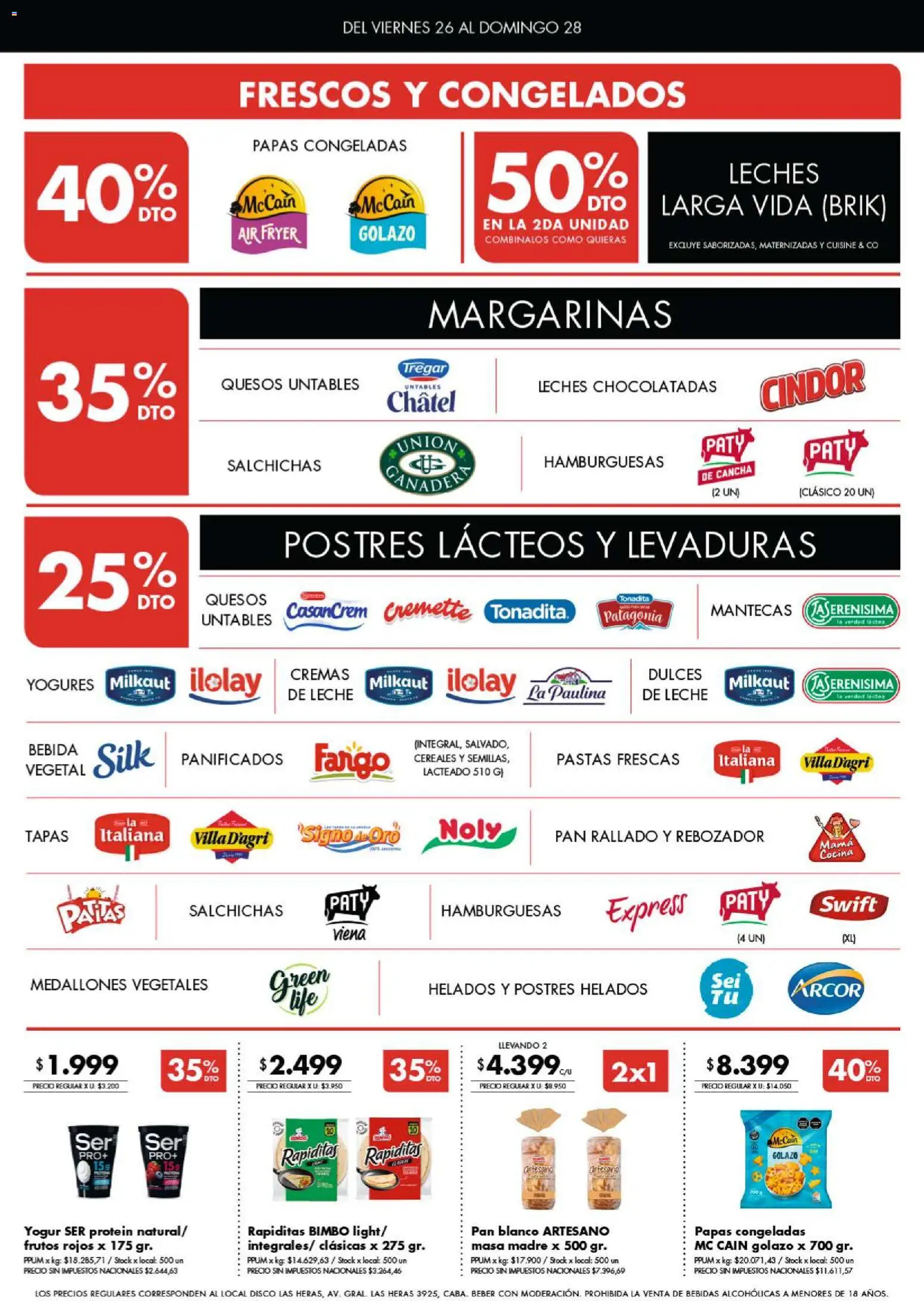 Disco - Ofertas | Córdoba │ válido desde el 25/06/2026 | Página: 4 | Productos: Cocina, Yogur, Pan, Pan rallado