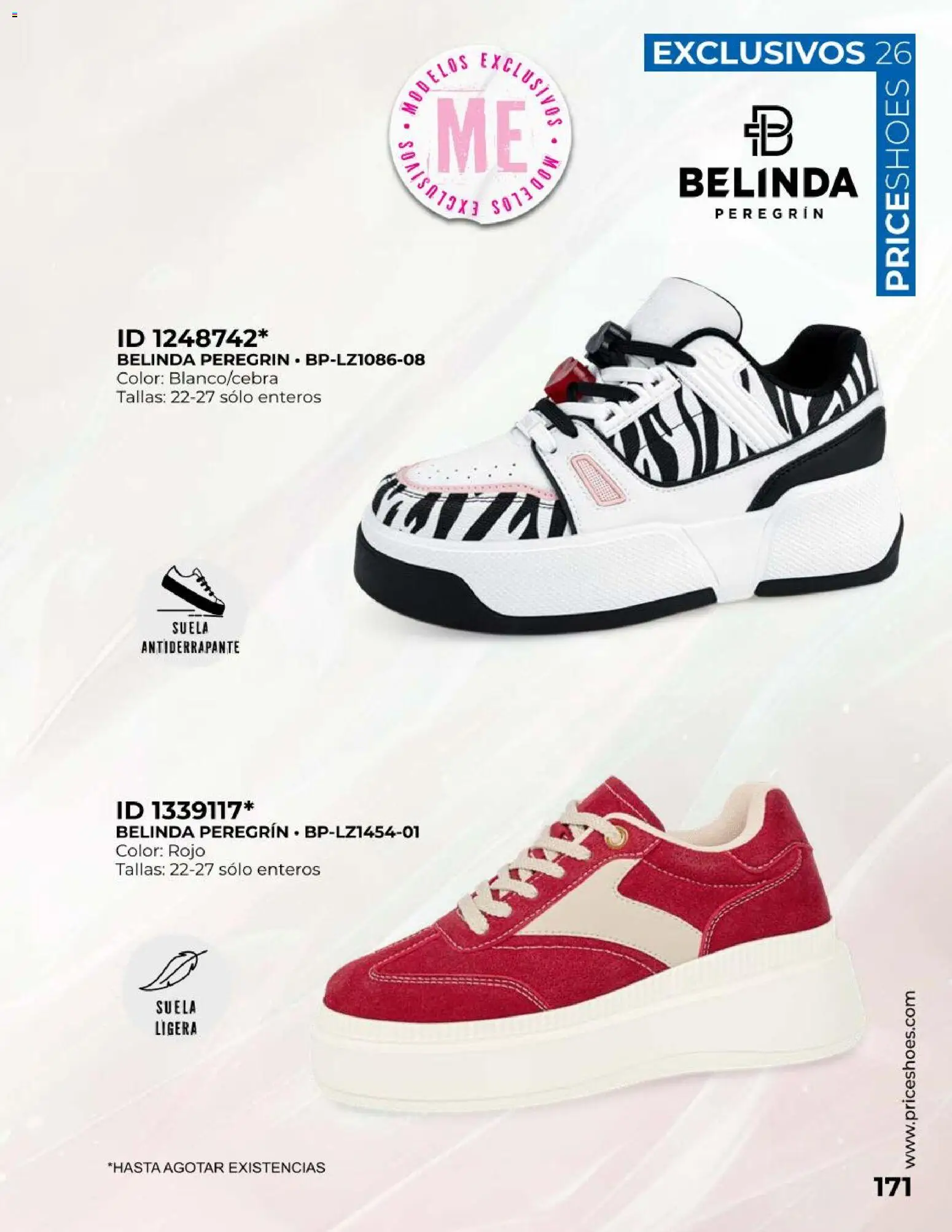 Nuevas ofertas de Price Shoes válidas en toda la República Mexicana desde el 01/10/2026. ¡Encuentra las mejores ofertas en Price Shoes catálogo Exclusivos! | Página: 171