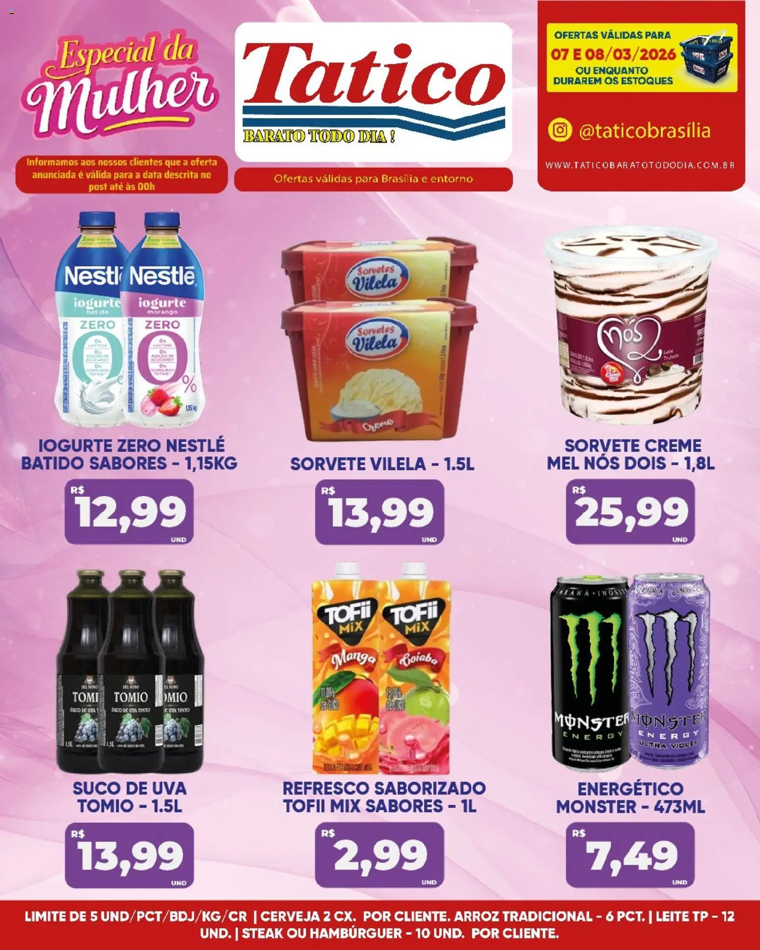 Tatico Folheto - válido de 09.03.2026 | Página: 20 | Produtos: Refresco, Energético, Suco, Monster