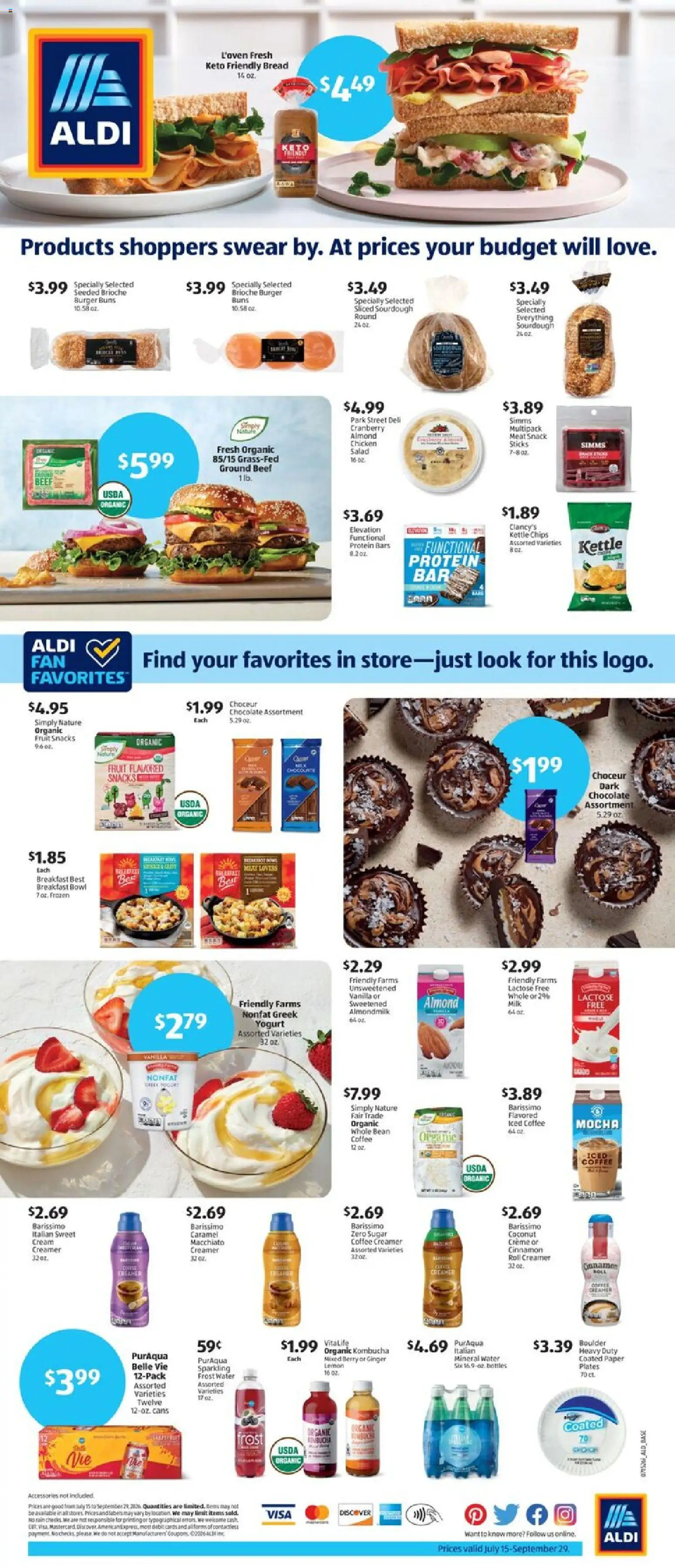 Aldi Weekly Ad - valid from 08/12/2026 | Page: 4 | Products: Ginger, Brioche, Chocolate, Fruit