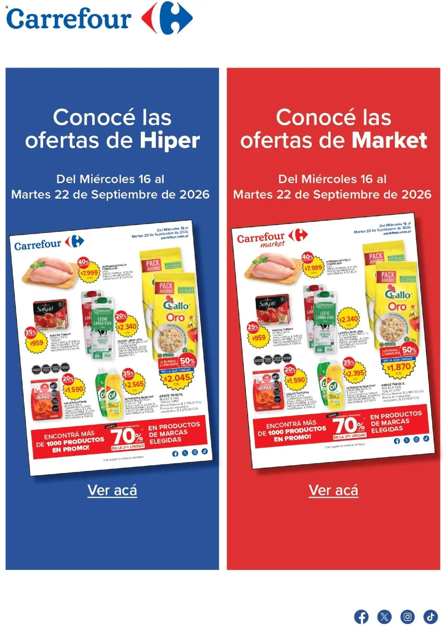 Carrefour Ofertas │ válido desde el 16/09/2026 | Página: 1