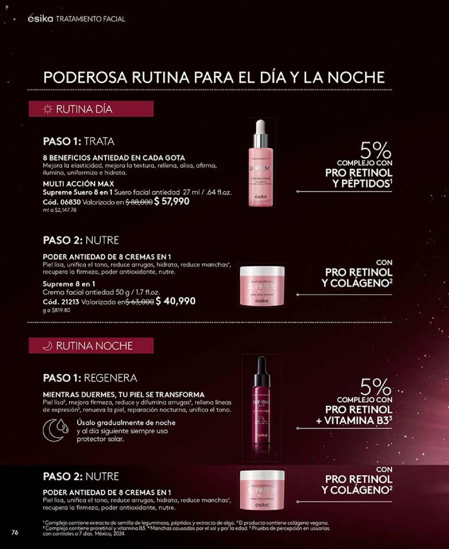 Ésika revista - valida desde el 07/08/2026 | Página: 76 | Productos: Crema
