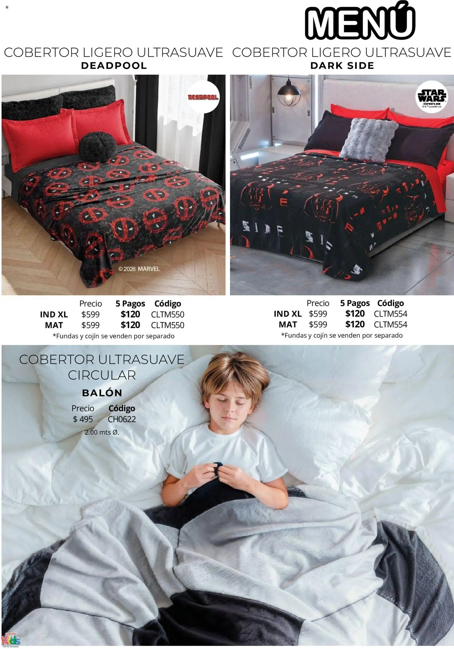 Nuevas ofertas de Colchas Concord válidas en toda la República Mexicana desde el 15/10/2026. ¡Encuentra las mejores ofertas en Colchas Concord catálogo Colección Infantil Para los más peques! | Página: 57