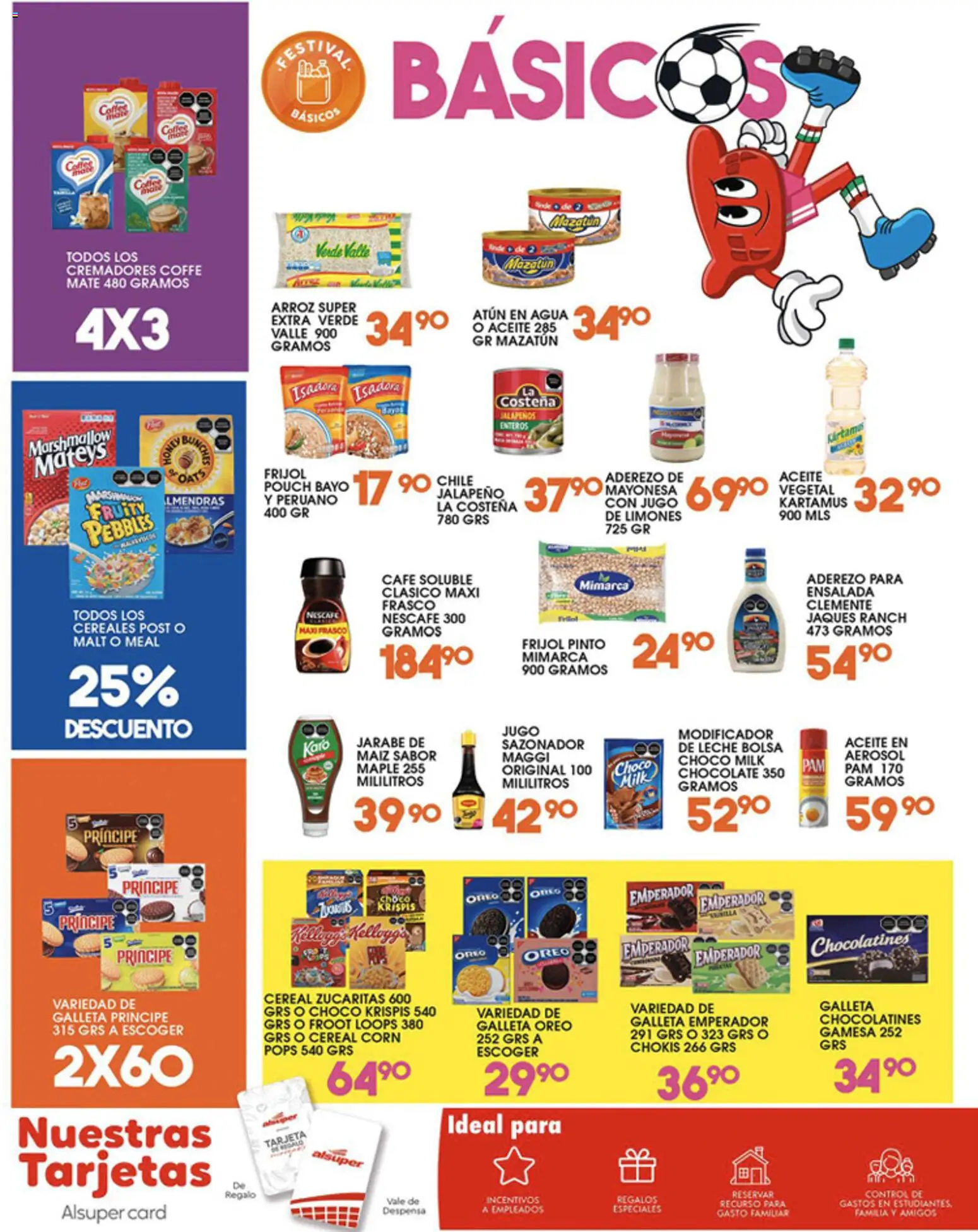 Nuevas ofertas de Alsuper válidas en toda la República Mexicana desde el 05.06.2026. ¡Encuentra las mejores ofertas en Alsuper folleto Durango! | Página: 6 | Productos: Atún, Bolsa, Leche, Jugo